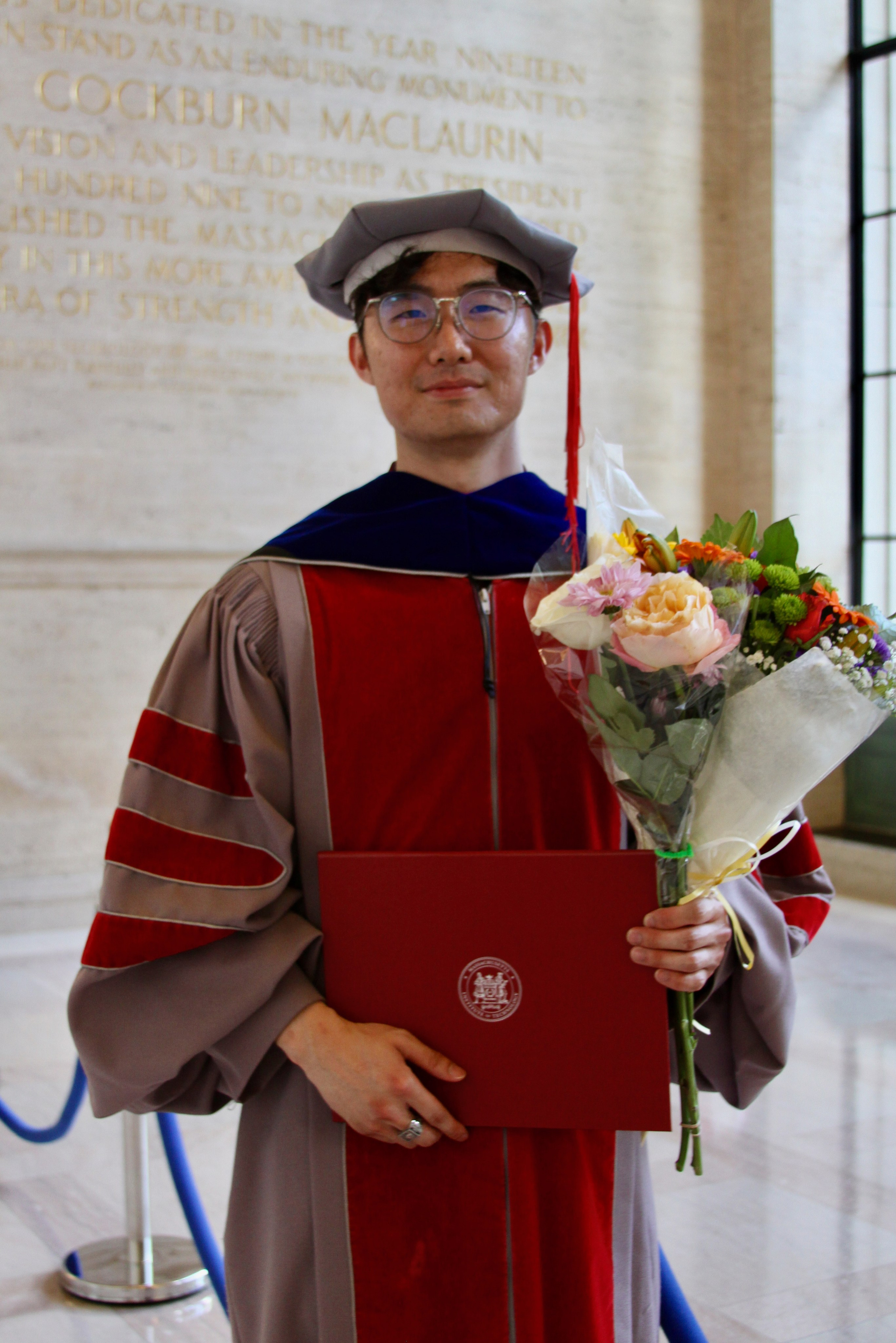 PhD graduation with Elton. Kelly Sang, graduation and portrait photographer in Boston