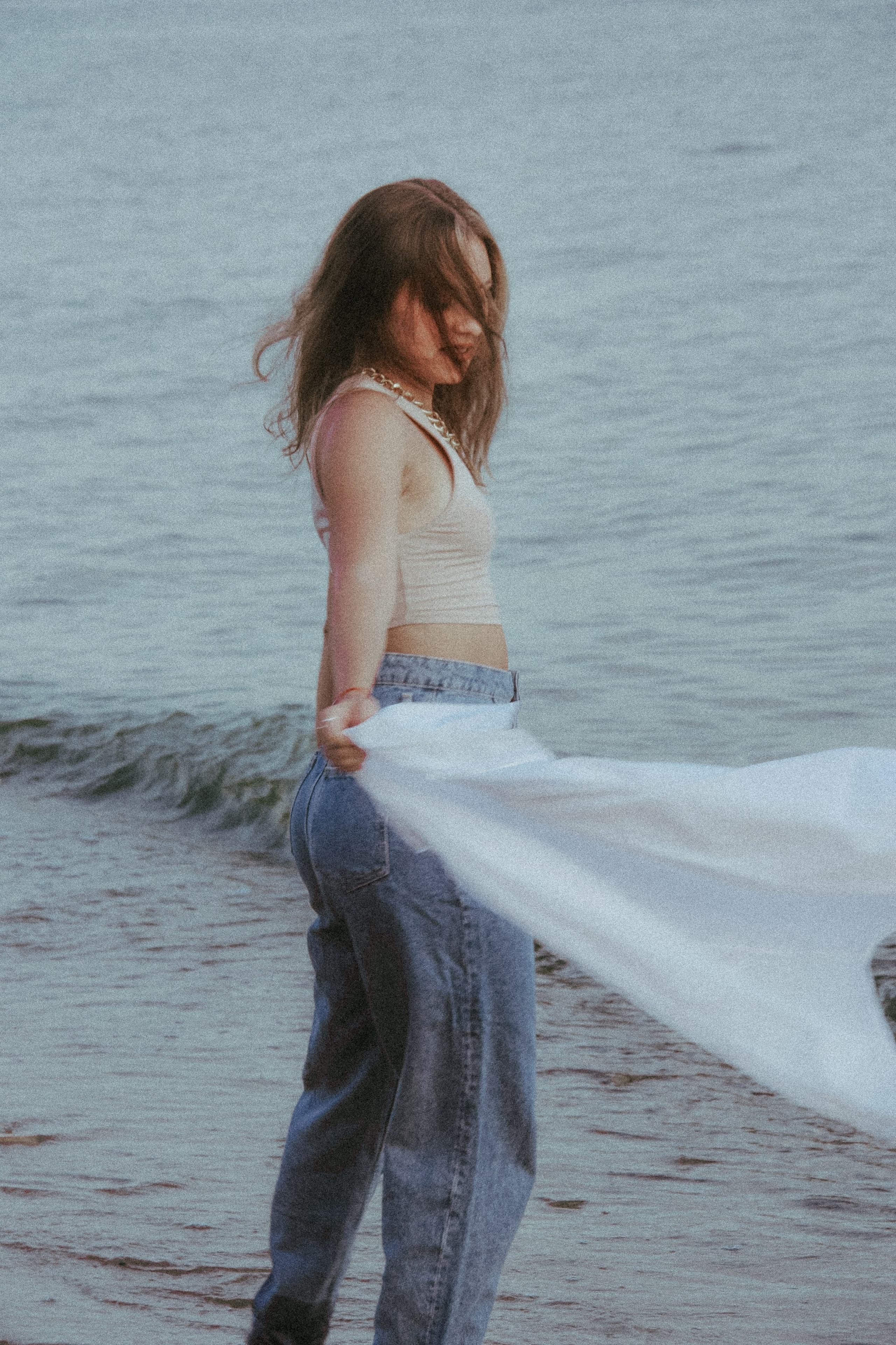 Dasha / sea walk. Photographer in Gothenburg Aleksandra Stroganova