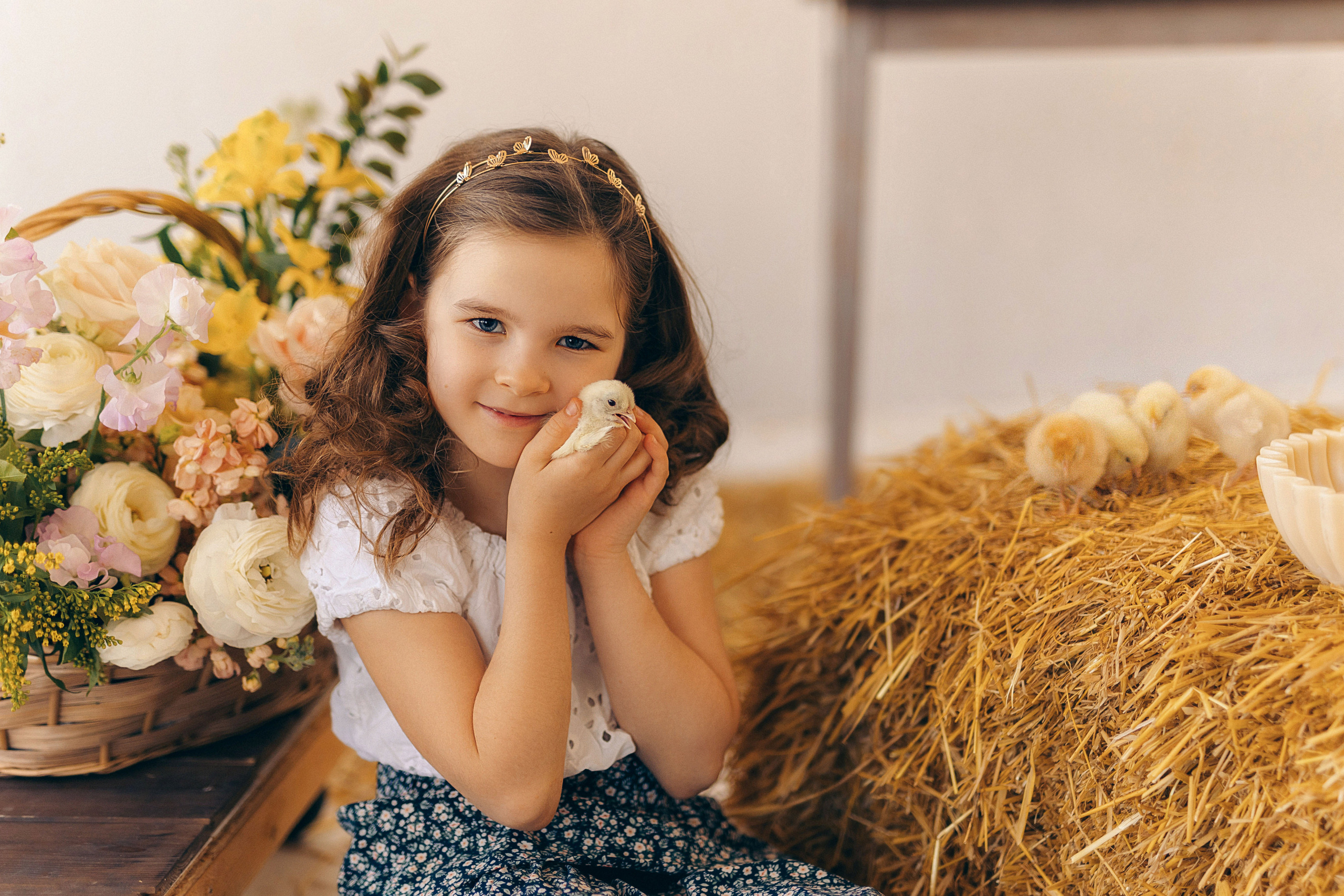 Детский фотопроект с животными в Таллинне. Фотограф в Таллинне — портретные, семейные и детские фотосессии