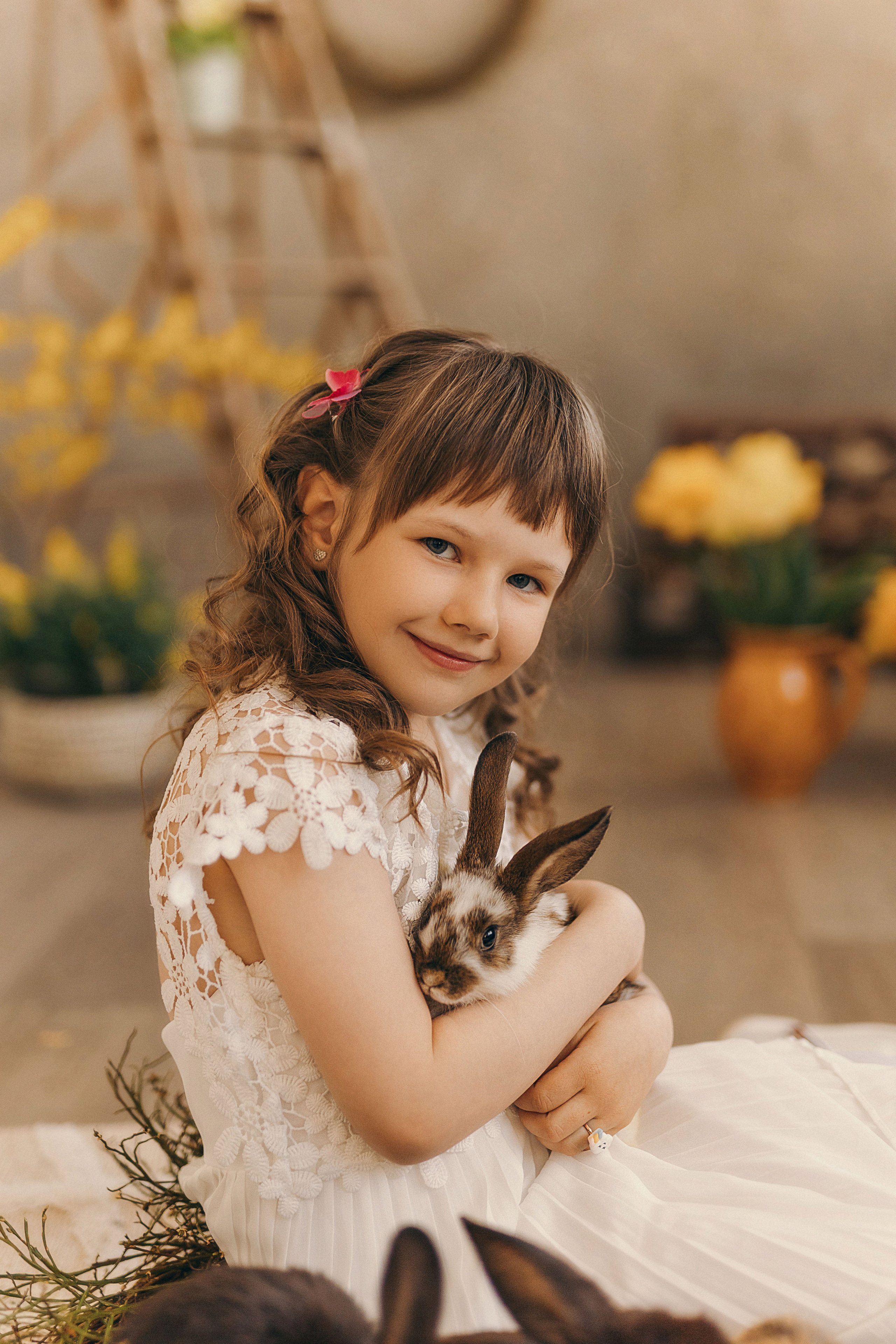 Детский фотопроект с животными в Таллинне. Фотограф в Таллинне — портретные, семейные и детские фотосессии