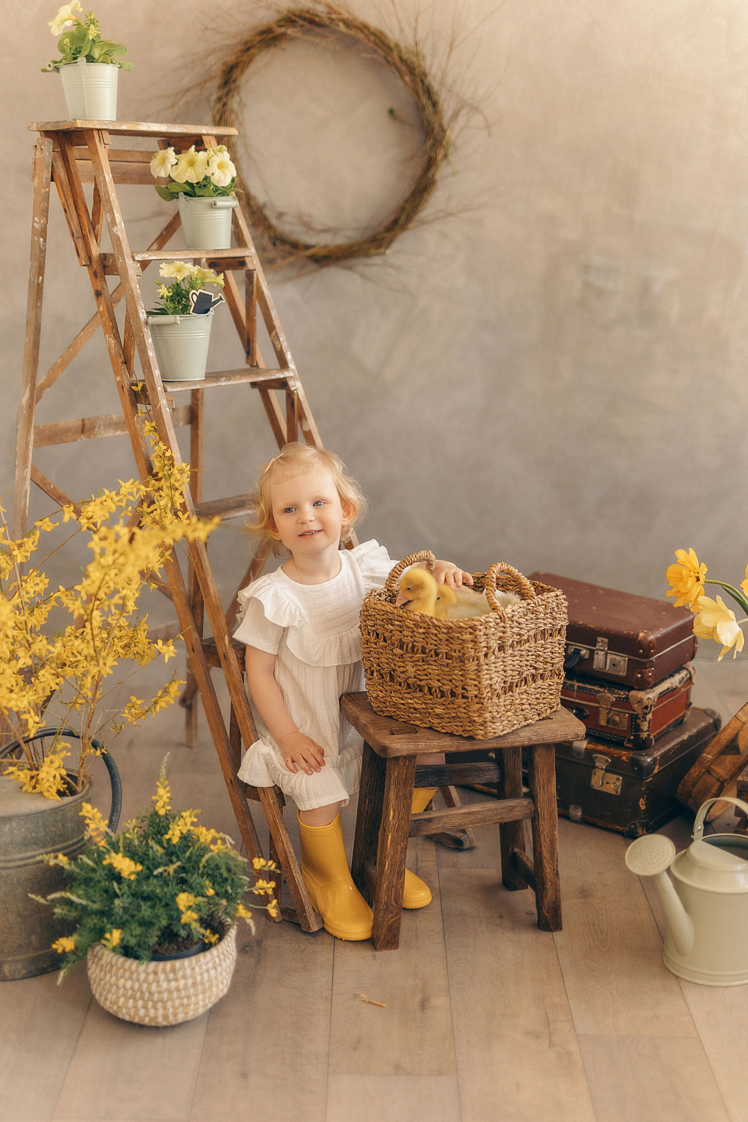 Детский фотопроект с животными в Таллинне. Фотограф в Таллинне — портретные, семейные и детские фотосессии