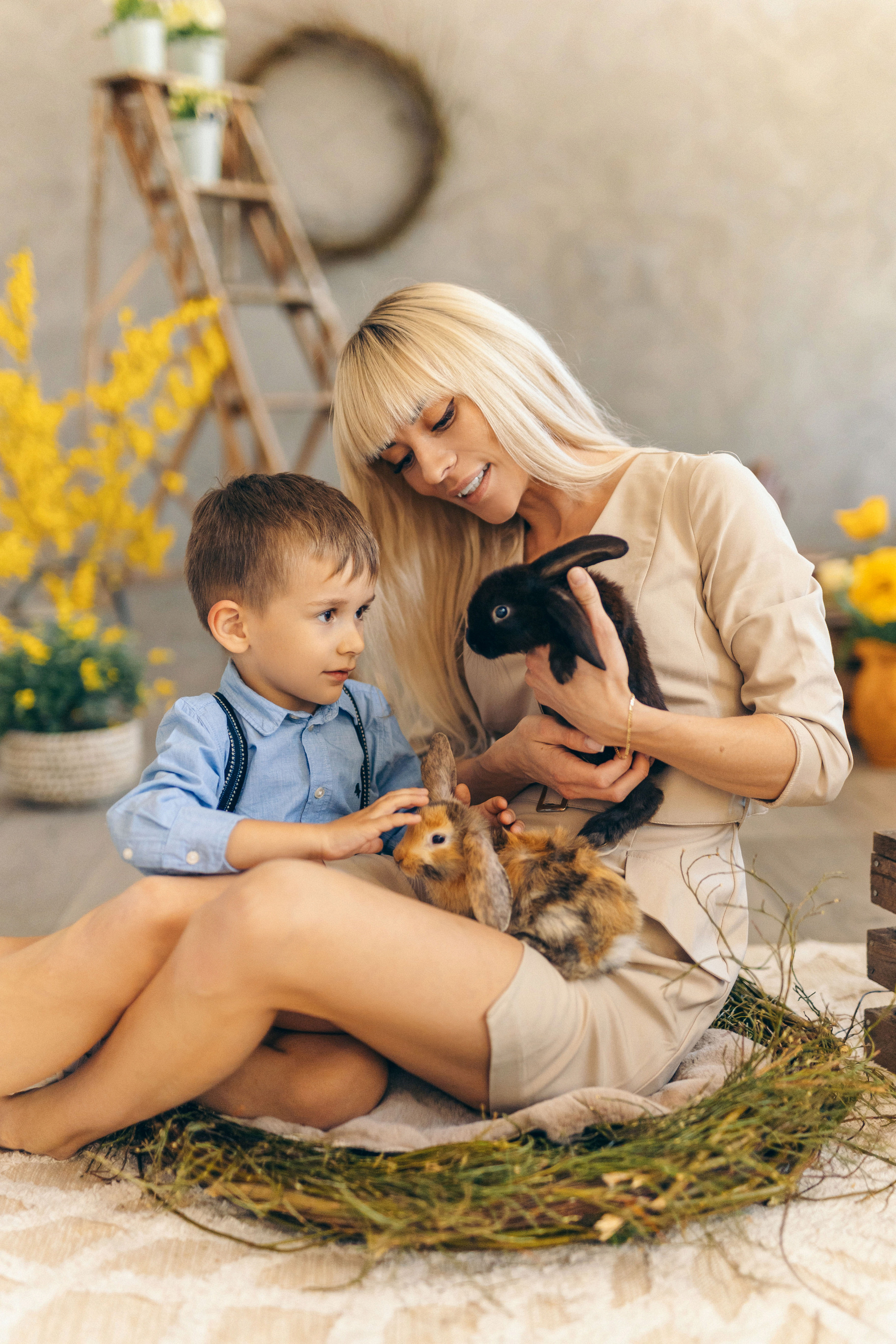 Детский фотопроект с животными в Таллинне. Фотограф в Таллинне — портретные, семейные и детские фотосессии