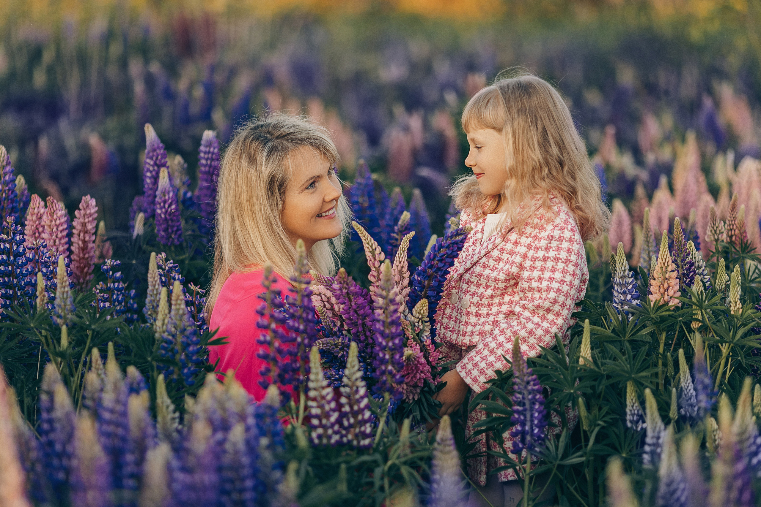 Фотосессии в цветущих люпиновых полях в Таллинне. Фотограф в Таллинне — портретные, семейные и детские фотосессии