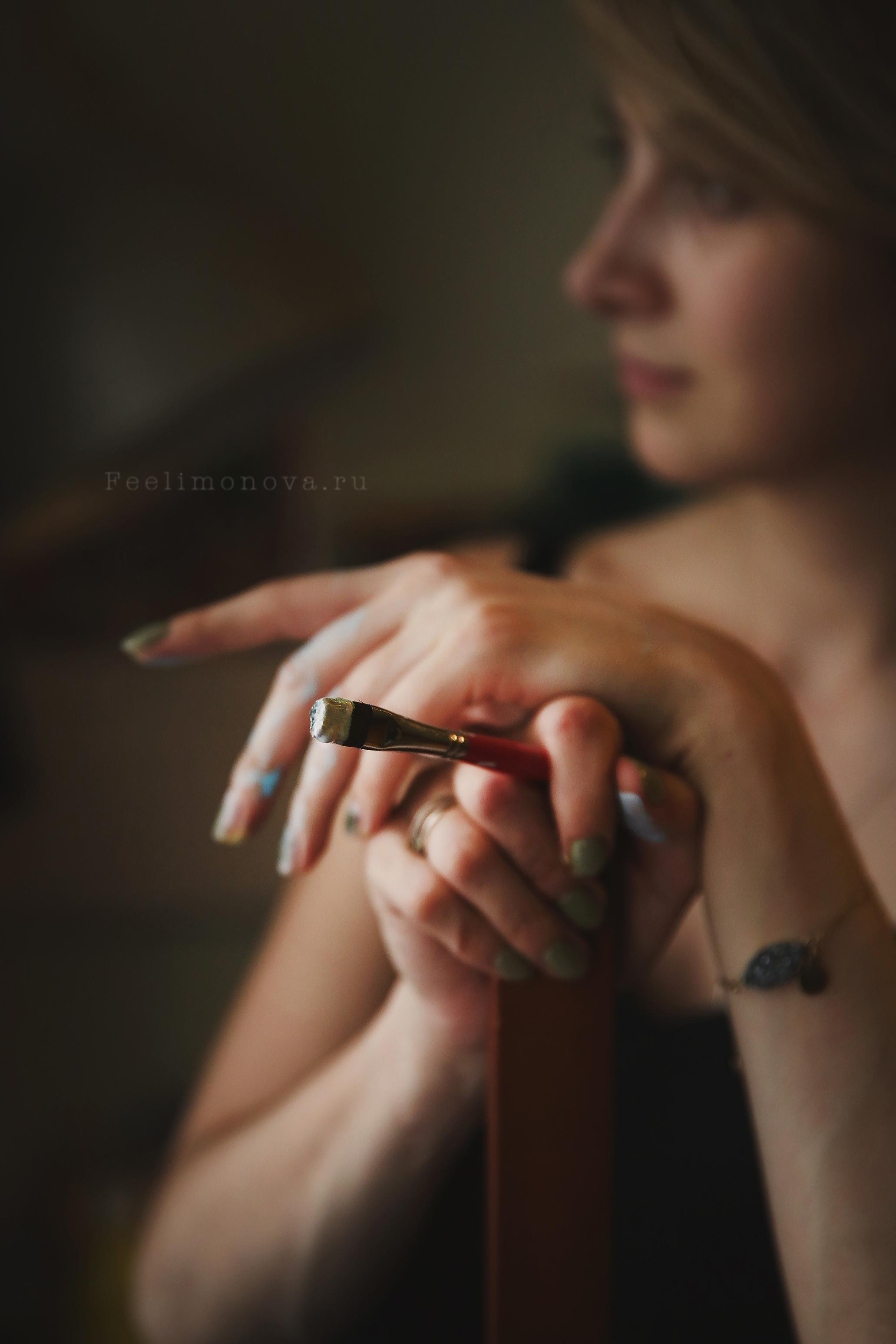 Диана. Фотосессия художника. Фотограф Ольга Филимонова