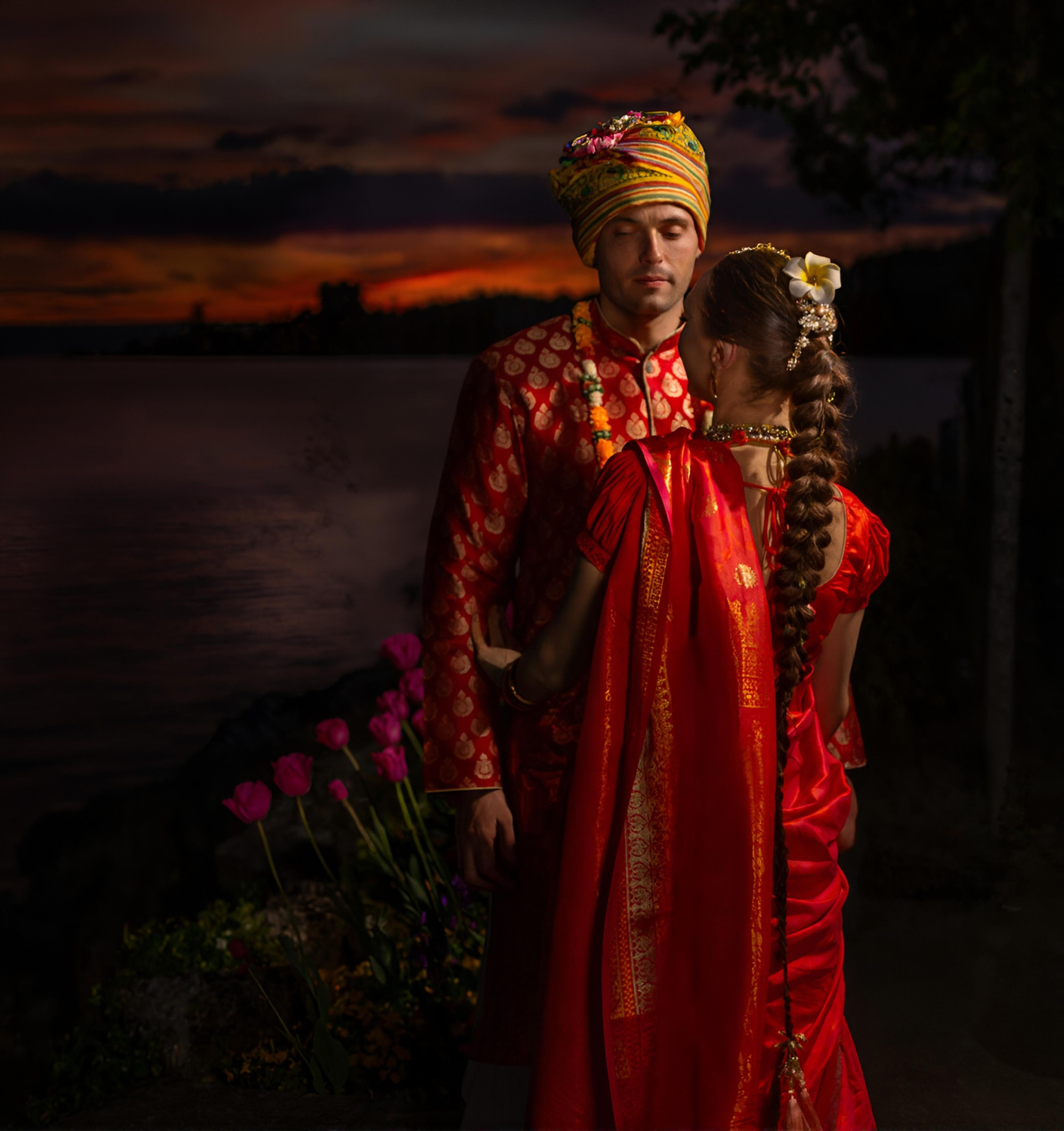 Nitay&Gaura Premanandi. The Sunset Session. Portret photographer in Switzerland Artur Magpie