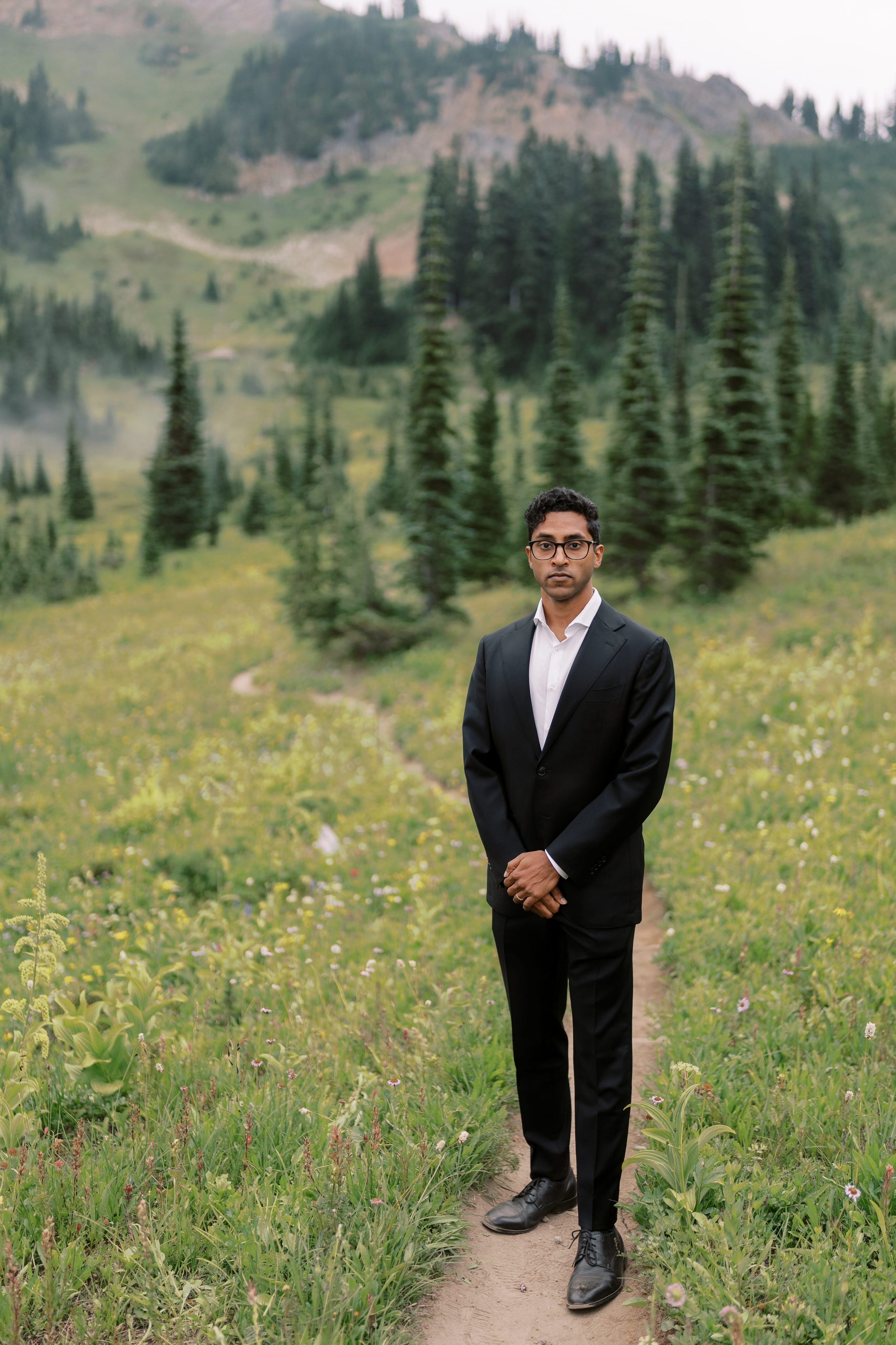 Rachel & Ryan Wedding photoshoot. August 2024. Little Tipsoo Lake, WA Day 2. EVAN ARISTOV WEDDING PHOTOGRAPHY — Seattle Wedding Photographer