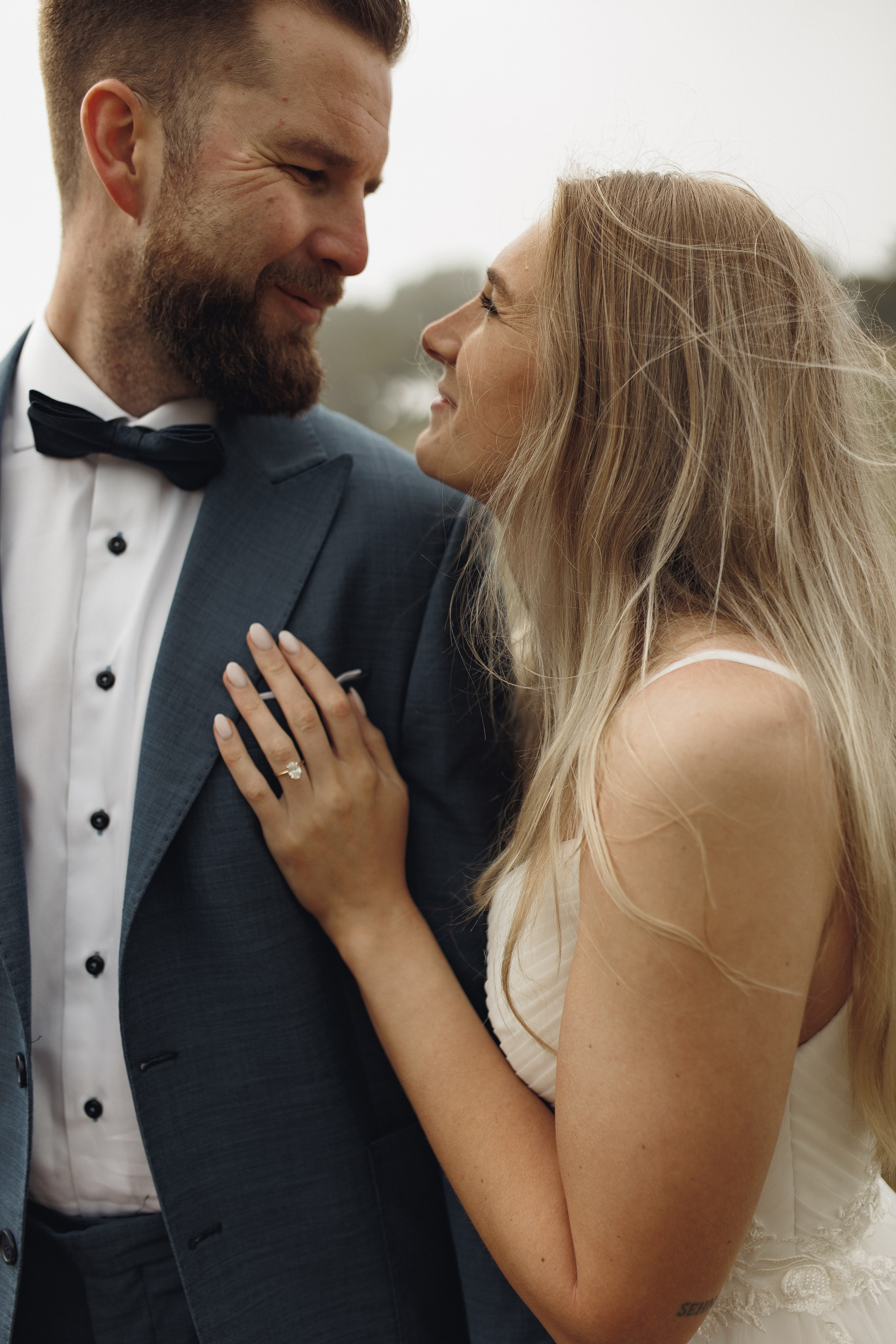 Lush greenery and fog of Fanal Forest during Madeira elopement
