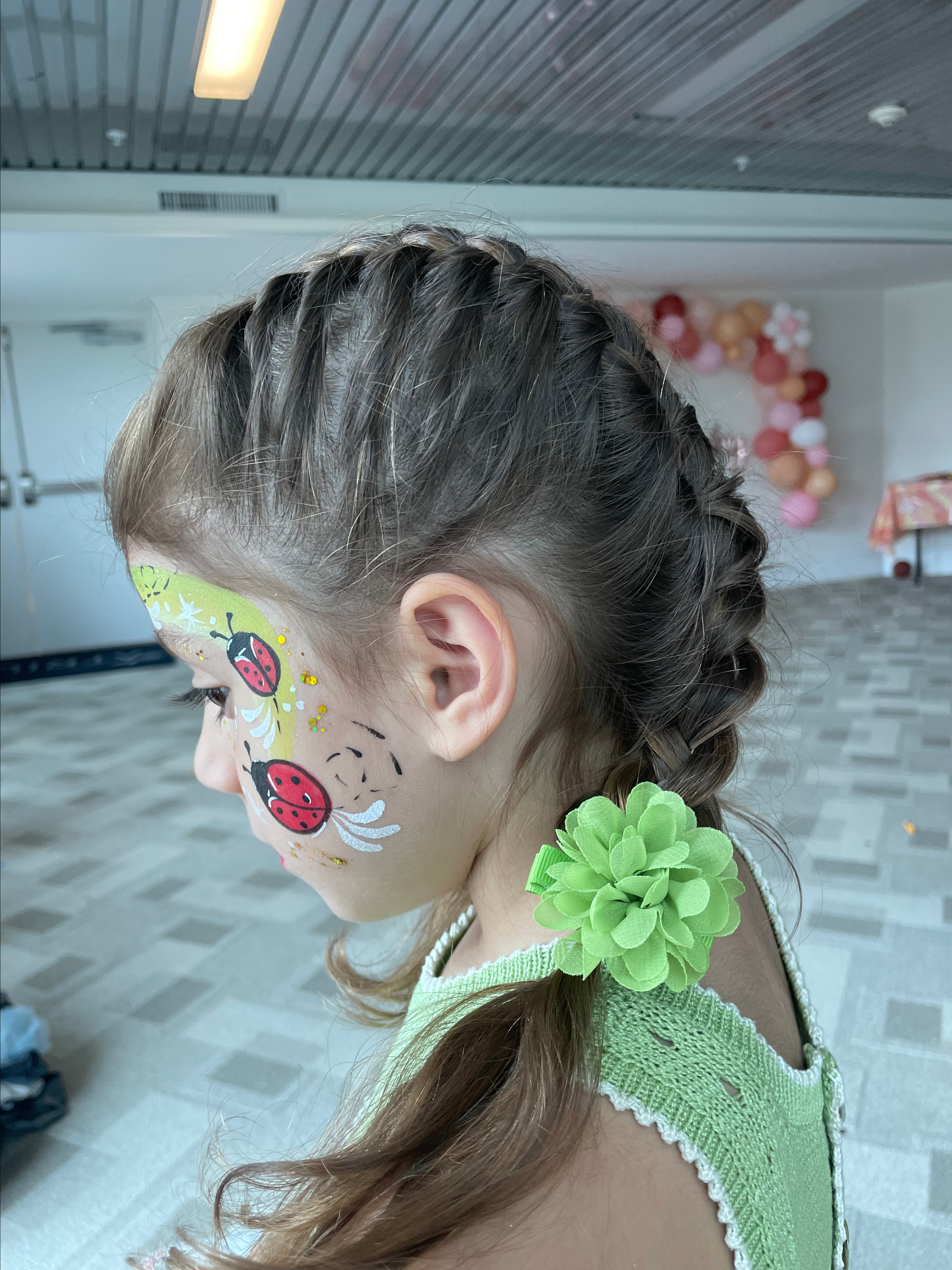 Hair braiding. Color Boom