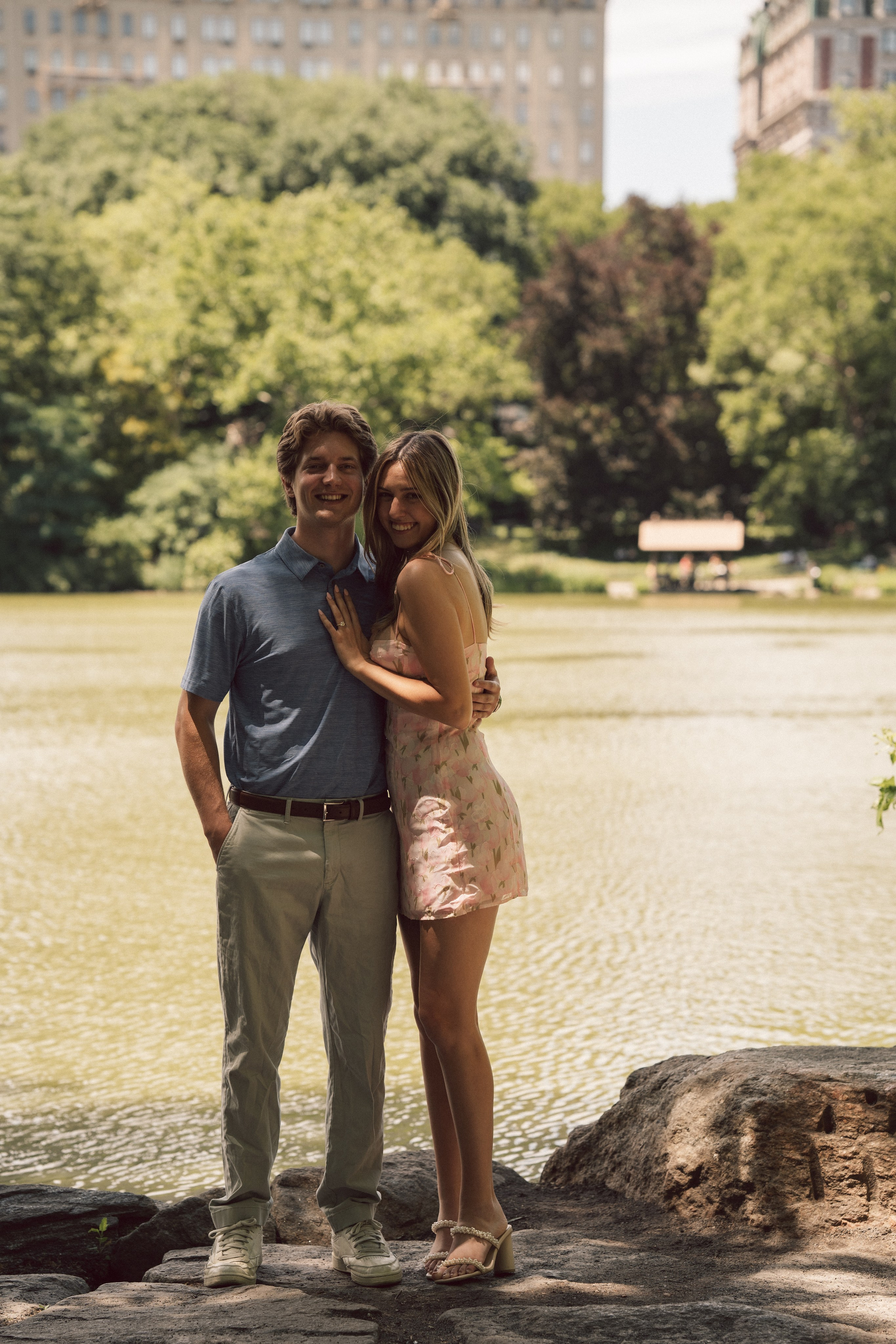 Surprise proposal Central Park. New York + destination photographer