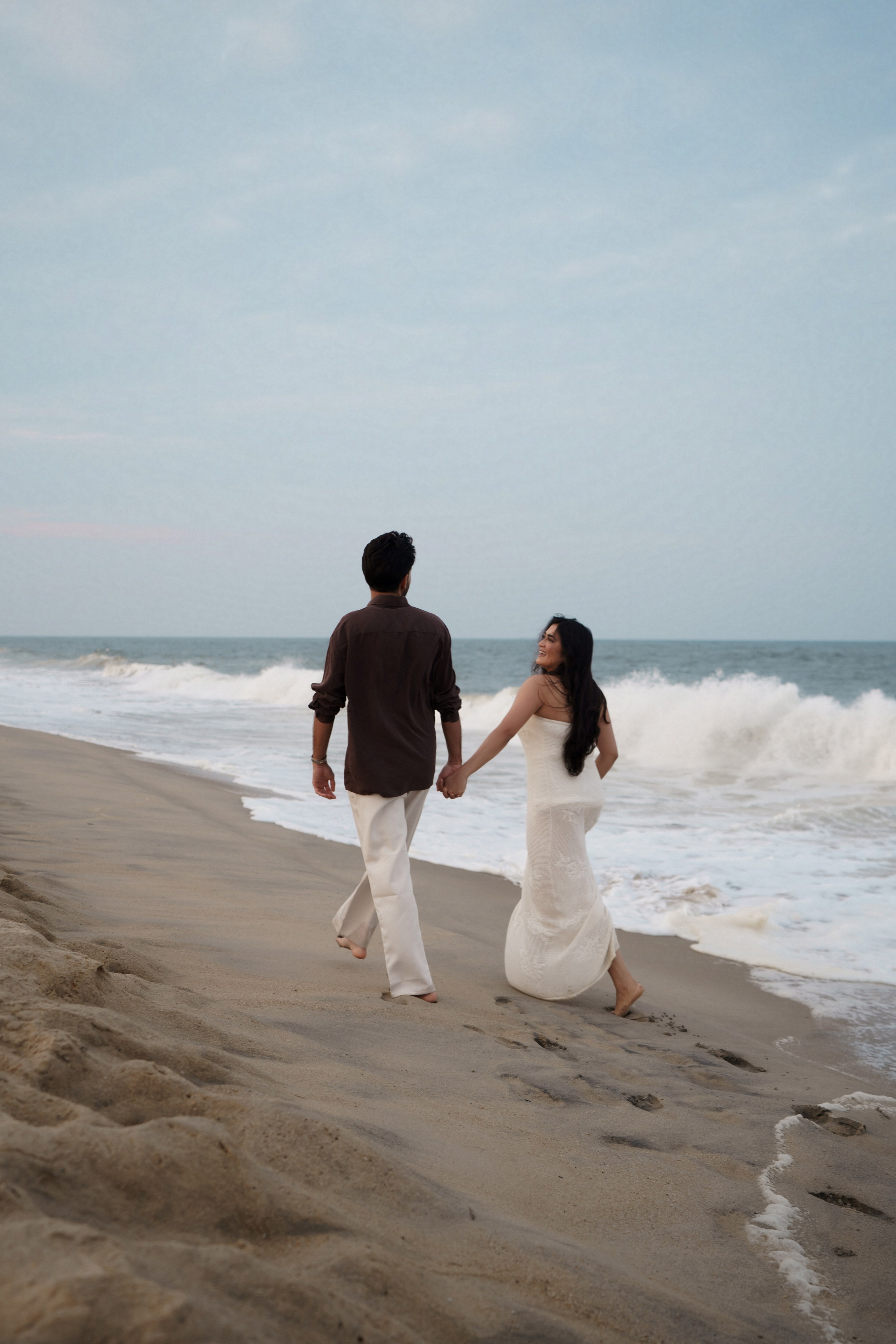 Beach engagement. New York + travel photographer
