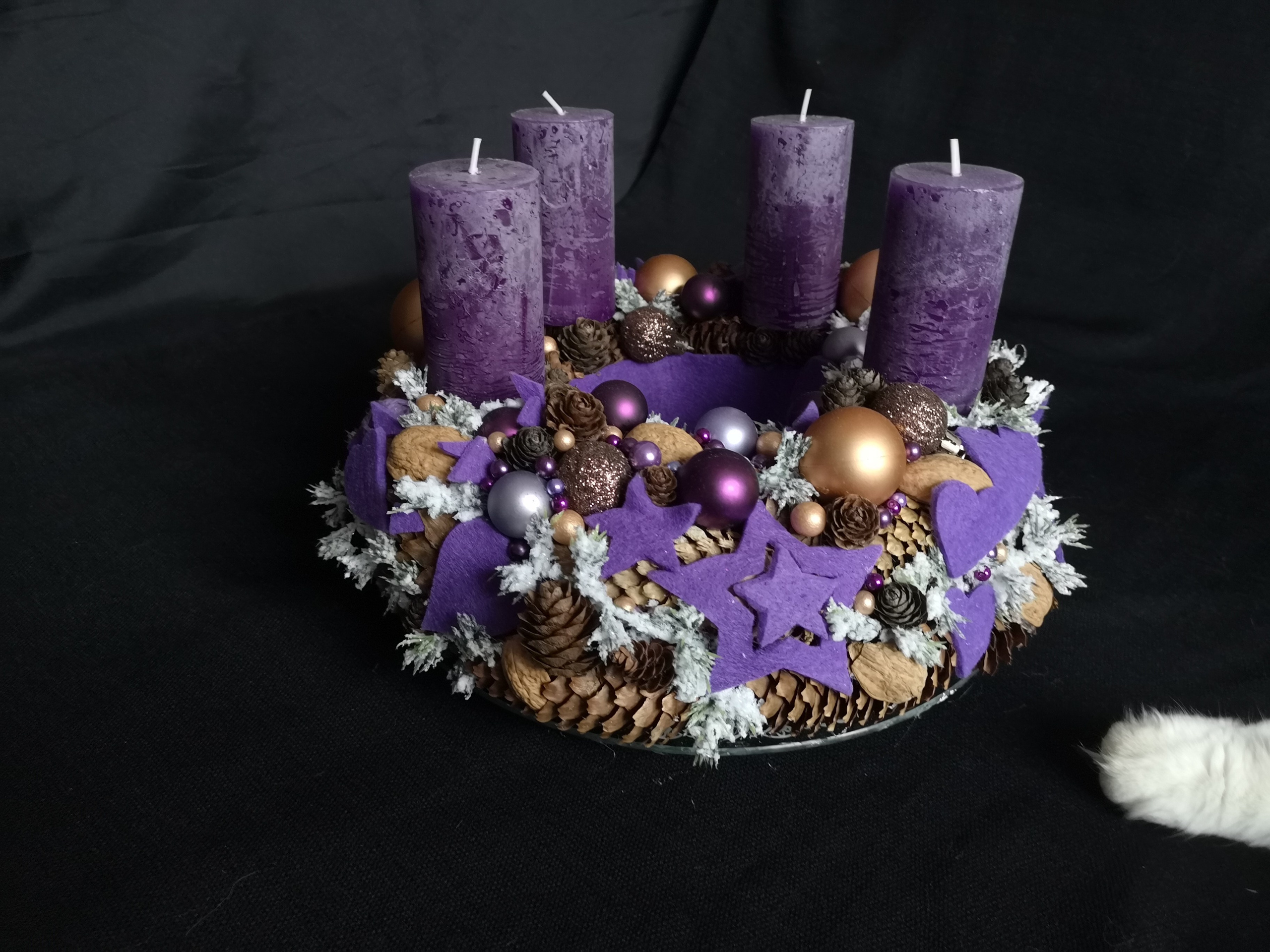 Adventes vainadziņi. Event design, decoration, floristry, gift, Irina Novika, Riga, Latvia