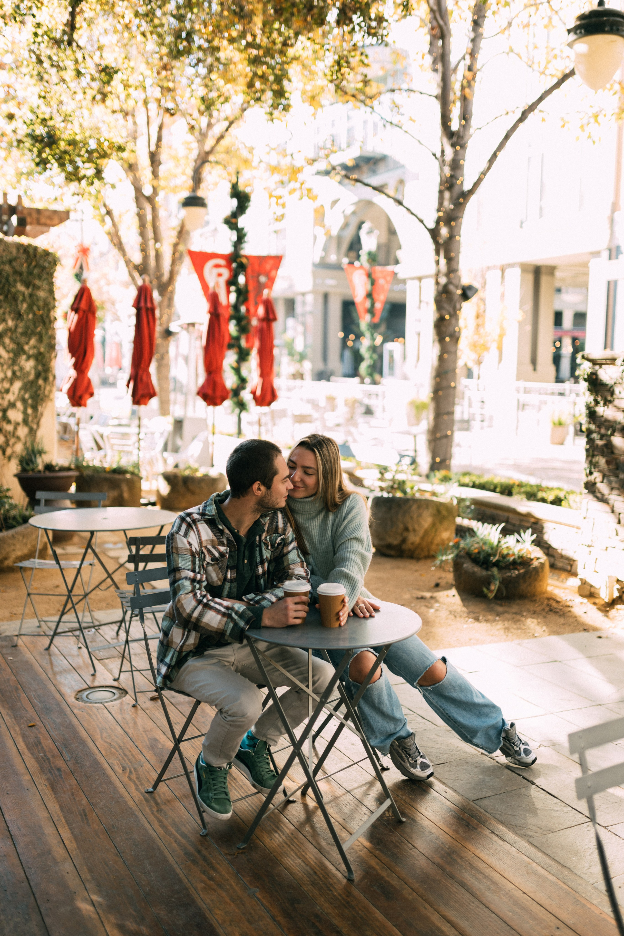 Christmas Santana Row. Maternity, newborn photographer in the Bay Area|Iryna Rakivnenko