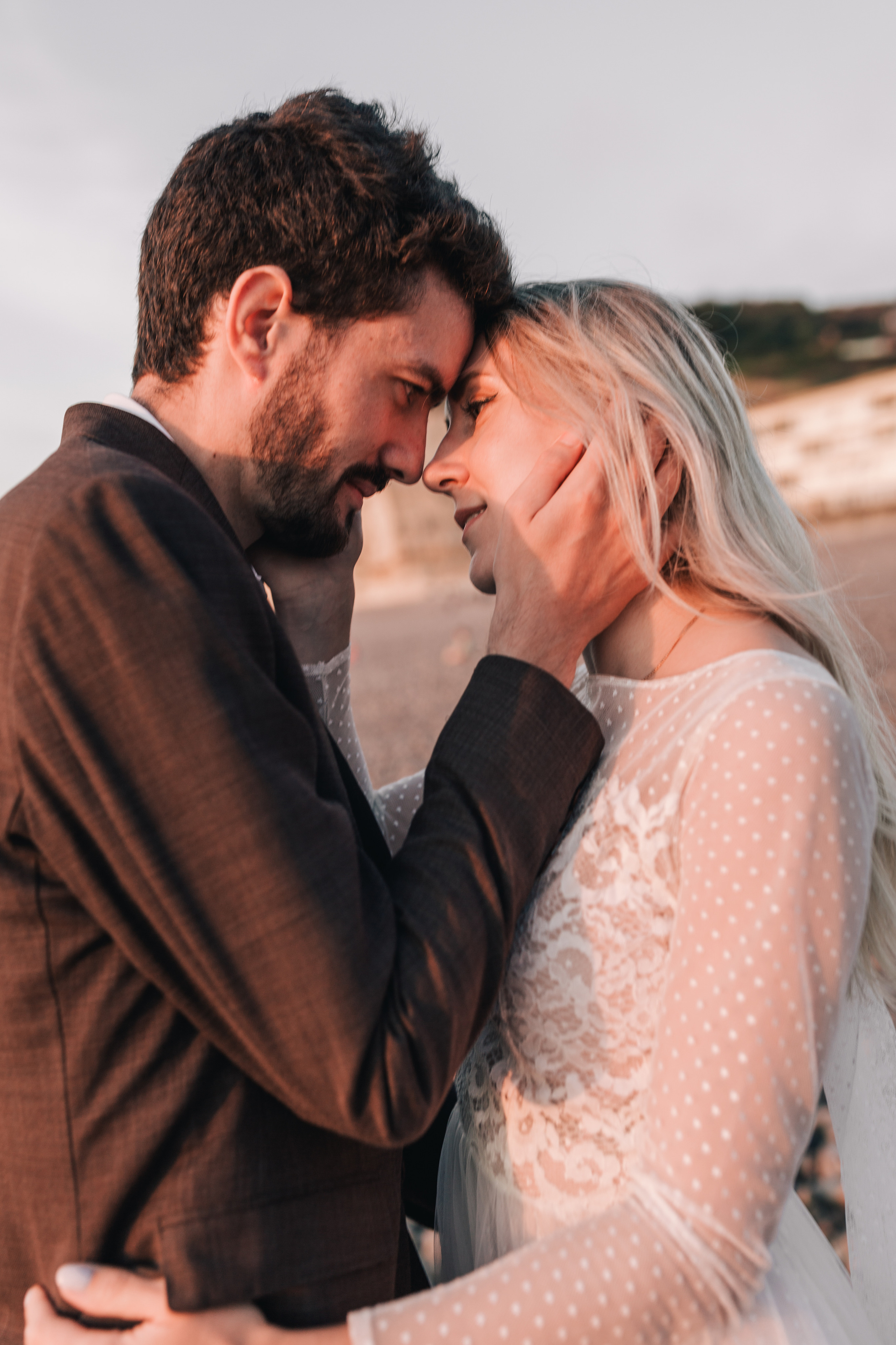 Wedding shooting at sea on Etretat (Maryna & Clement). Фотограф, Руан, Франция