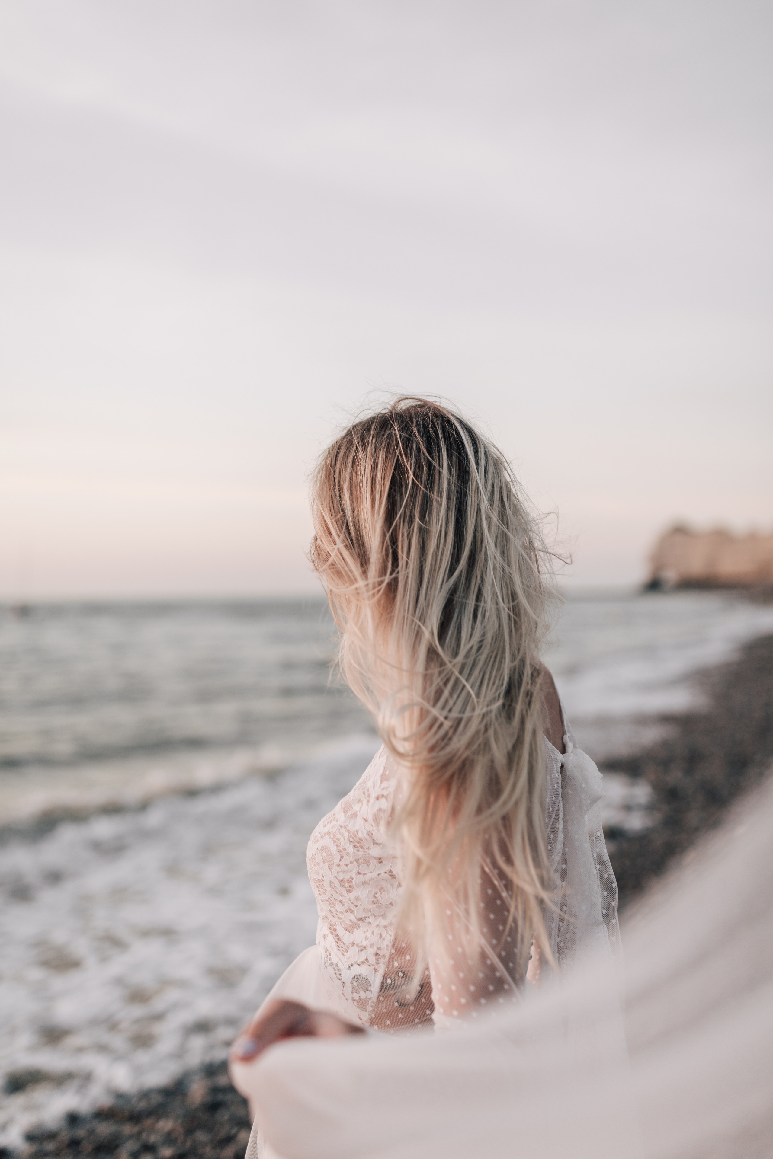 Wedding shooting at sea on Etretat (Maryna & Clement). Фотограф, Руан, Франция