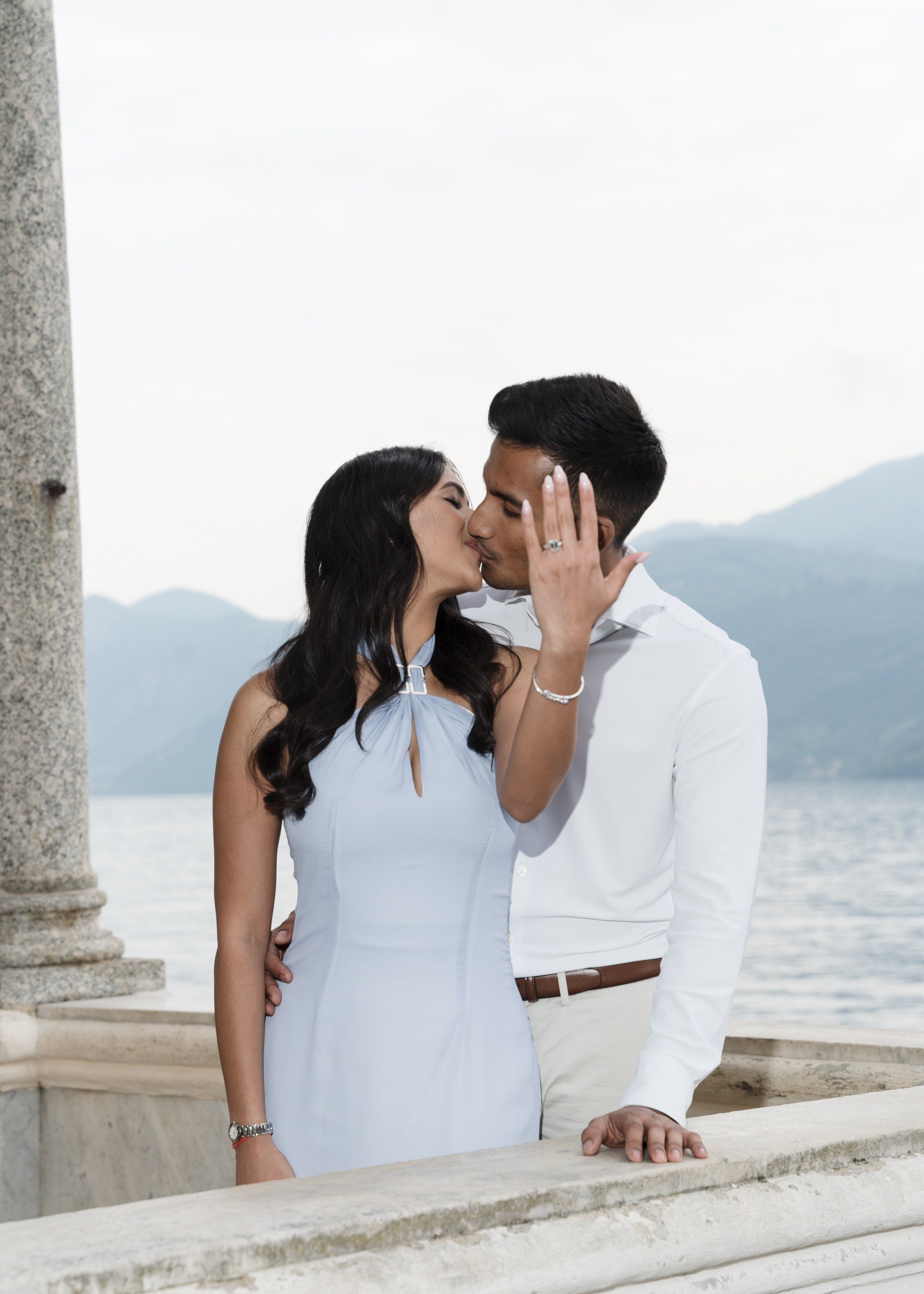Villa Monastero Secret Proposal. Proposal Photographer in Lake Como