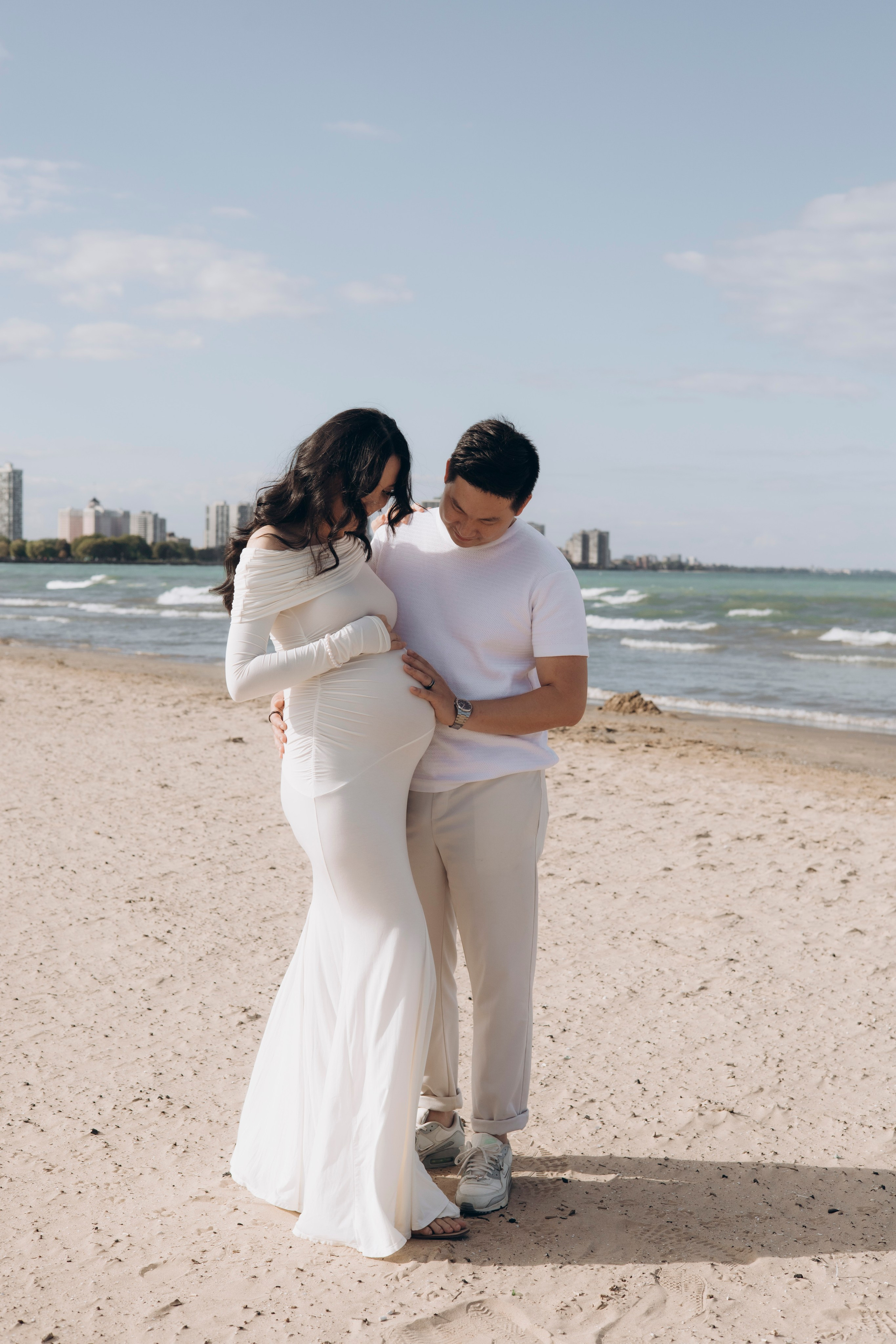Montrose Beach Maternity Session — Chicago Photographer — Margarita Stepanenko