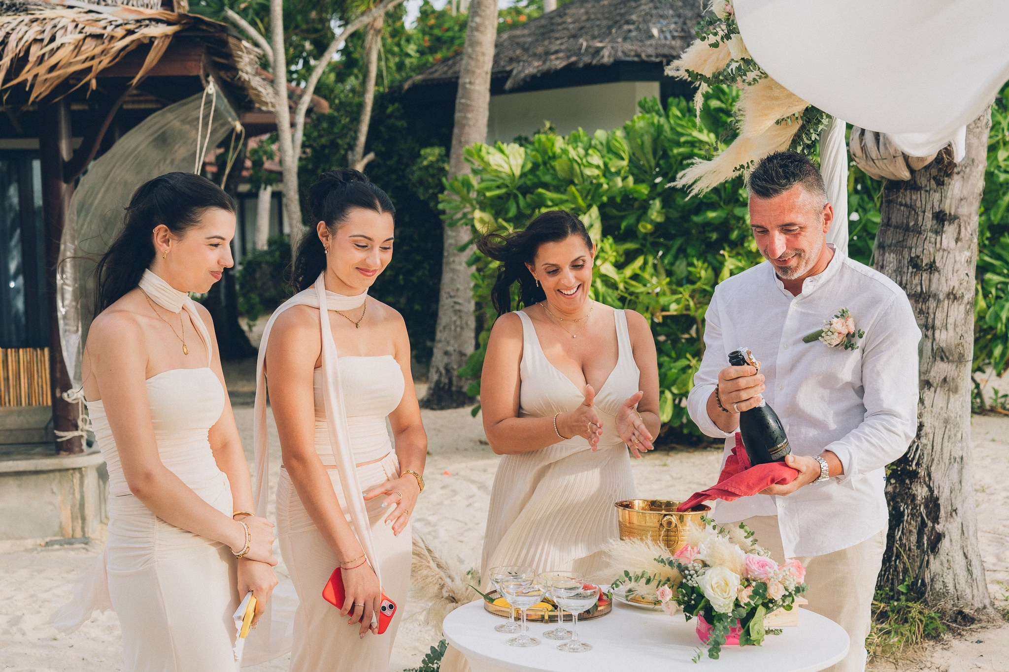 Ventrone Antonella and Lespes Angelo. Mariage à Koh Samui, en Thaïlande. Whatsapp: +66 94 3 650 301