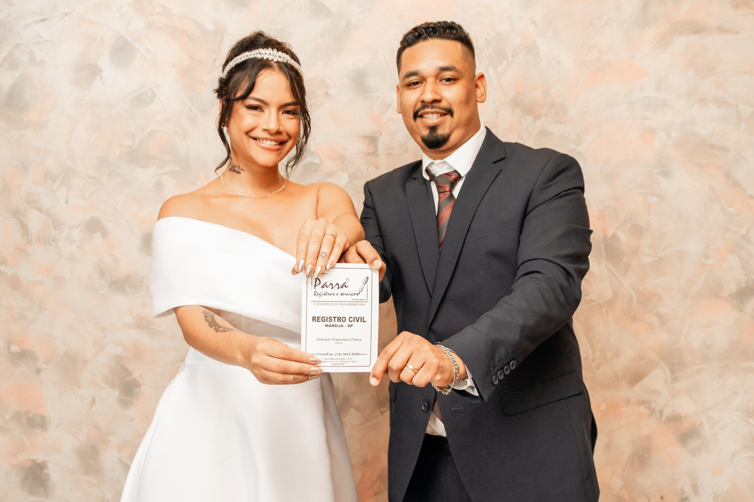 Civil Najara e Rafael. Fotógrafa de casamento e festa infantis em Marilía, São Paulo