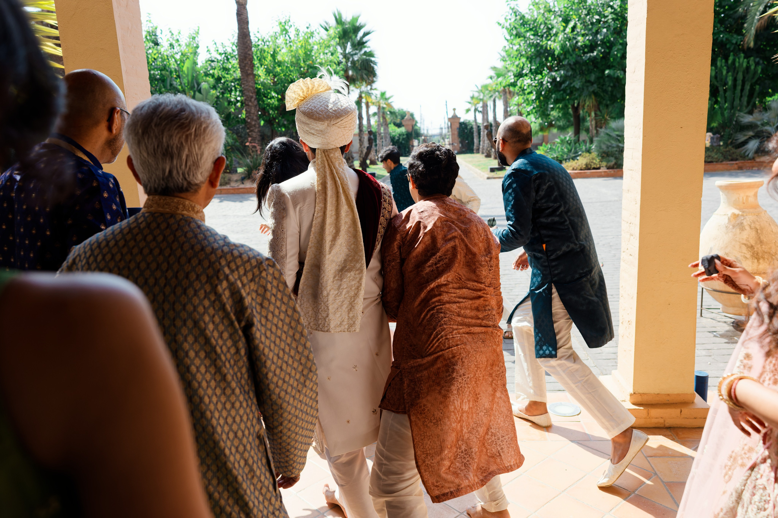Indian wedding at Gran Villa Rosa, Barcelona