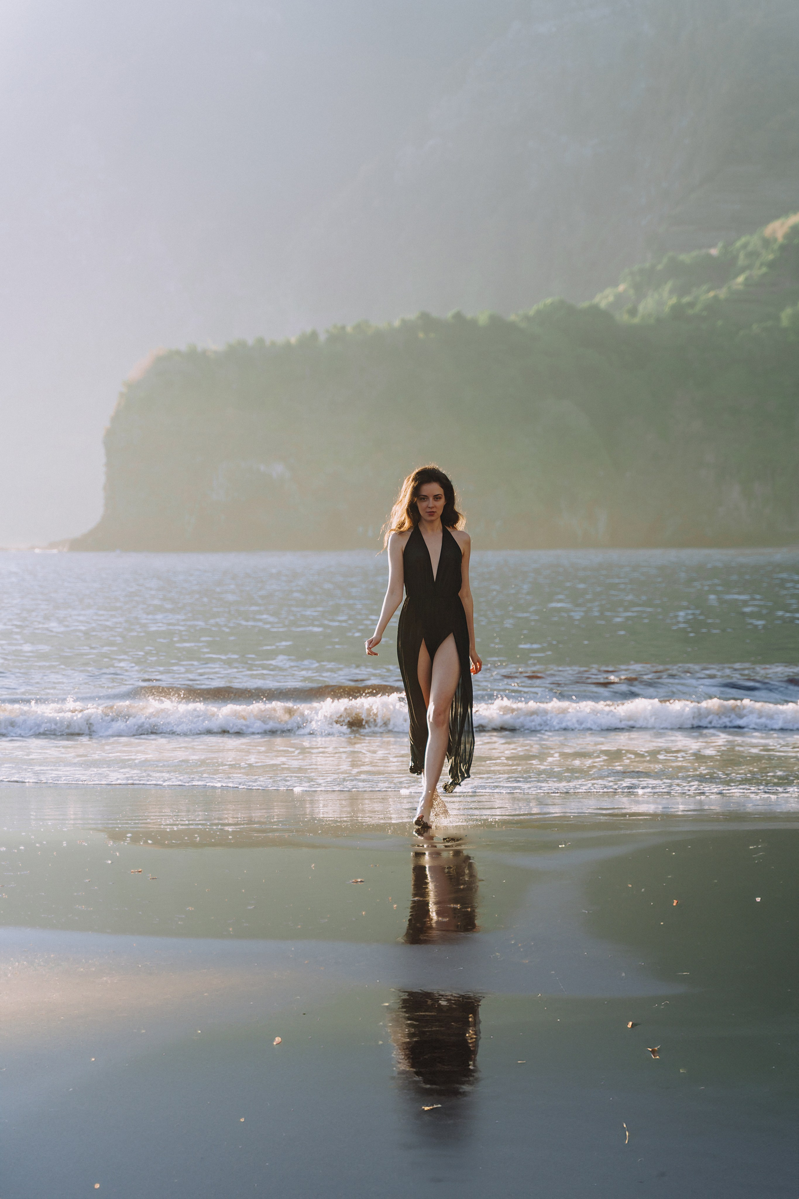 Sunrise Photoshoot with Galina at Seixal Beach | Madeira Photographer. Your photographer in Madeira