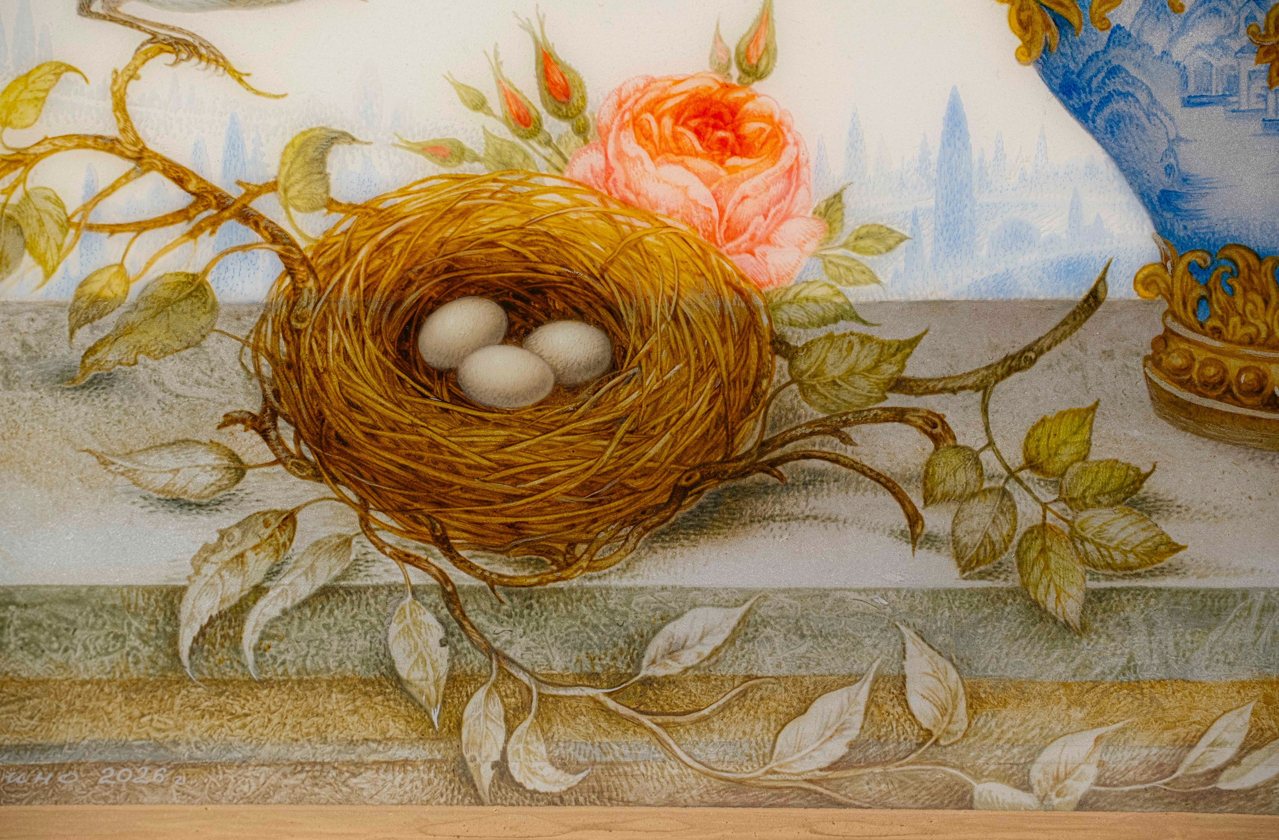 Still Life with a Nest. Marina Rogatova