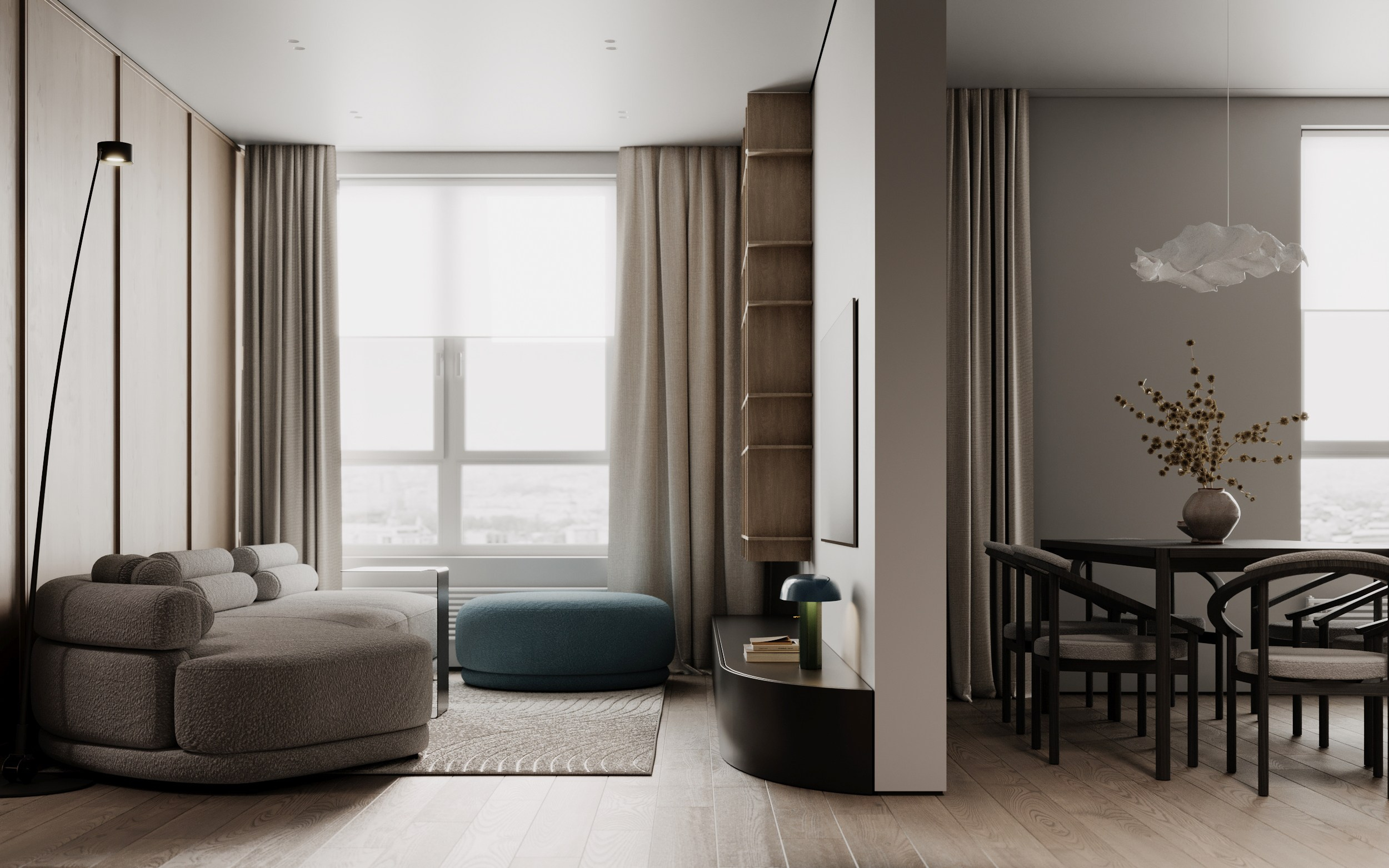 SELF. Визуализация интерьера. Подолина Юлия