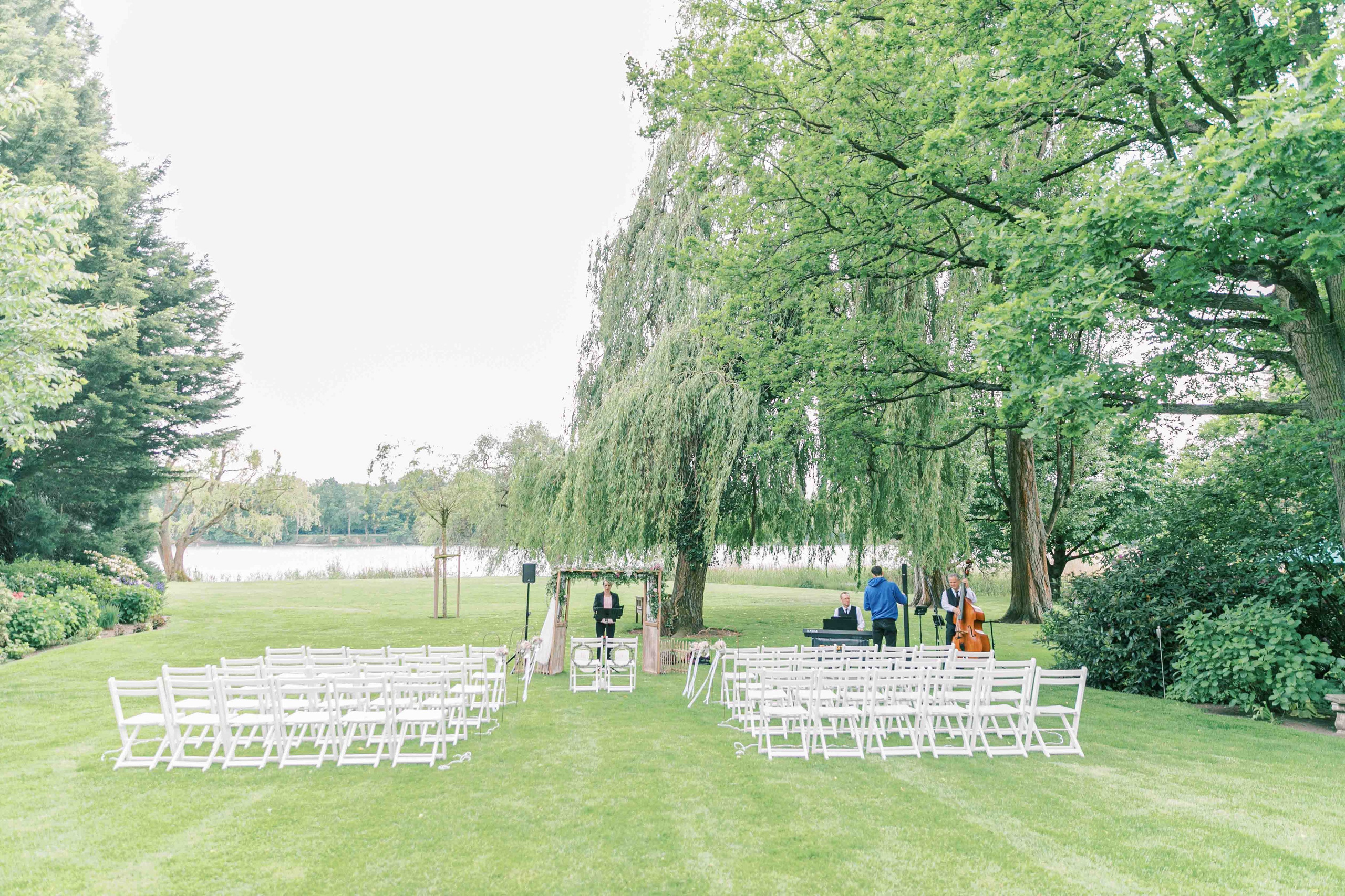 dekoration freie trauung landhaus am see garbsen 