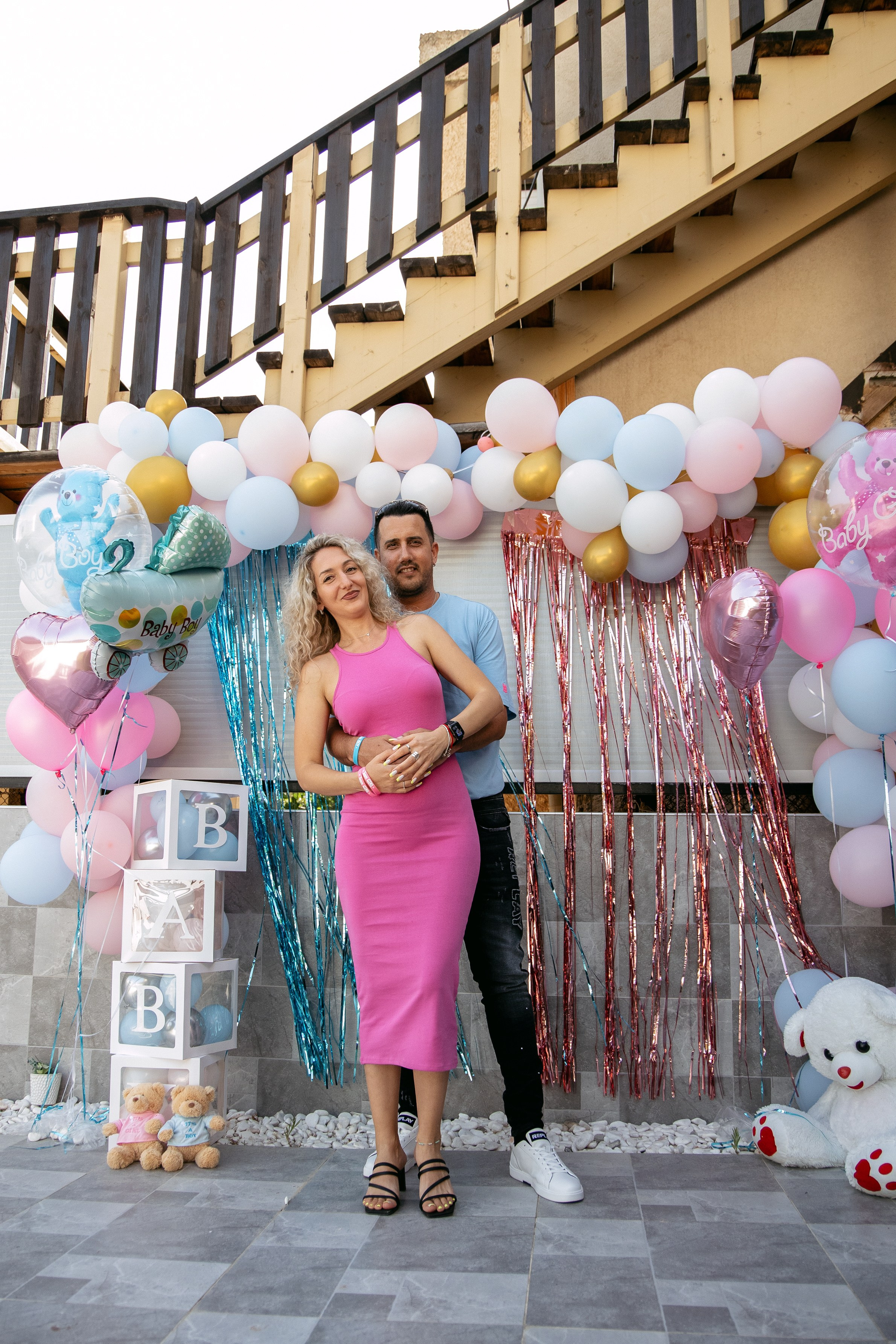 Gender Party for Alina and Michael. Home