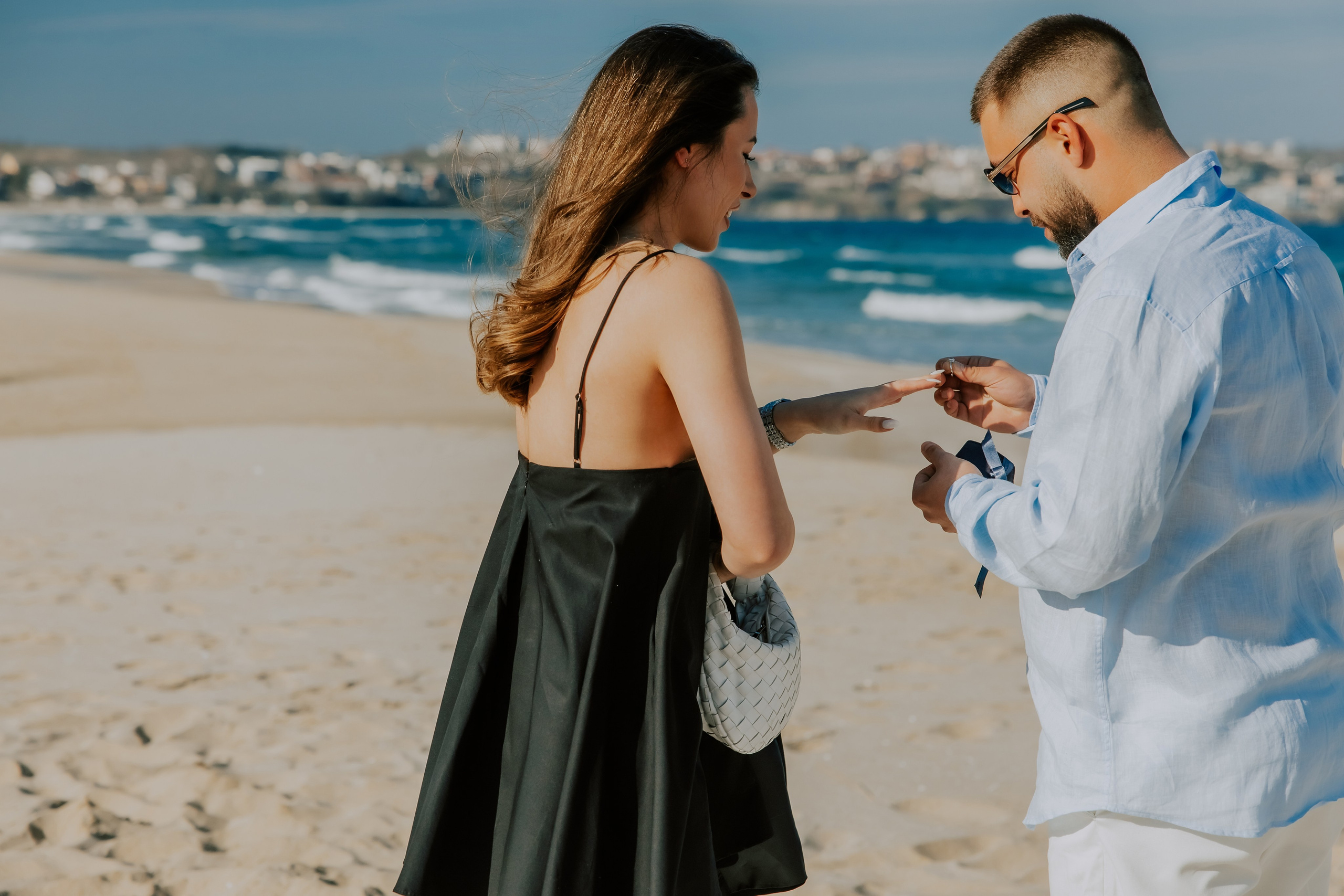 Годеж на плажа. Фотограф Ирина Йотова