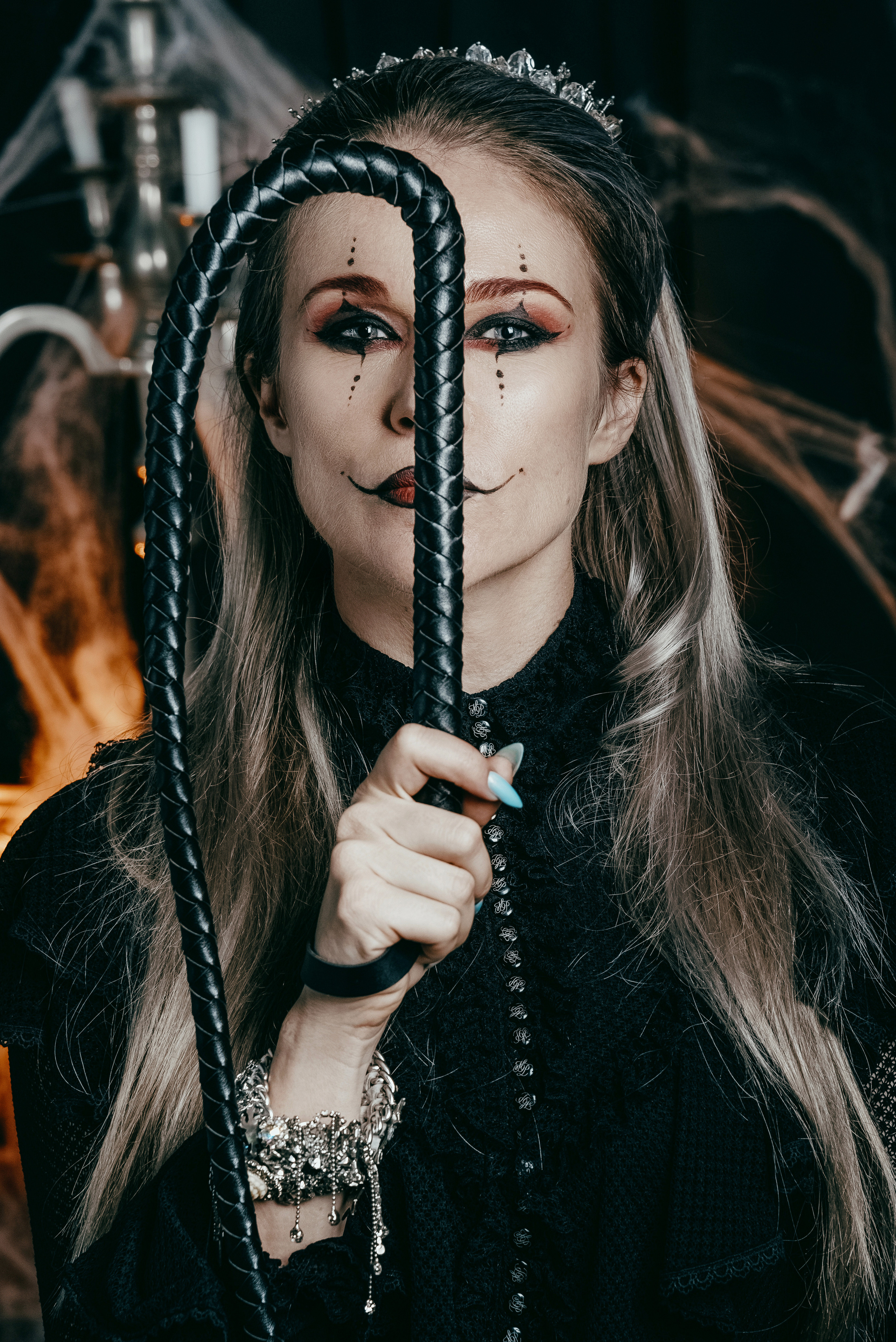 Halloween themed studio photo shoot 