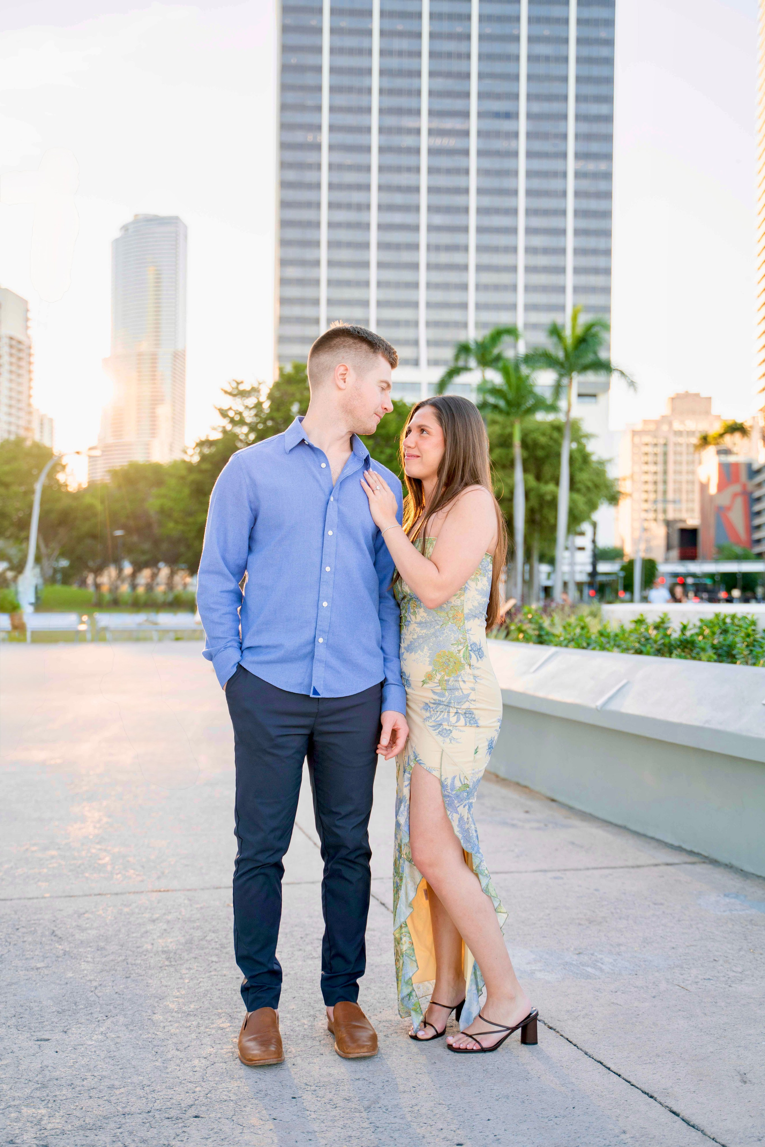 Nate and Laura | Miami Bayfront Park. Stefanovich Photography | Miami, FL