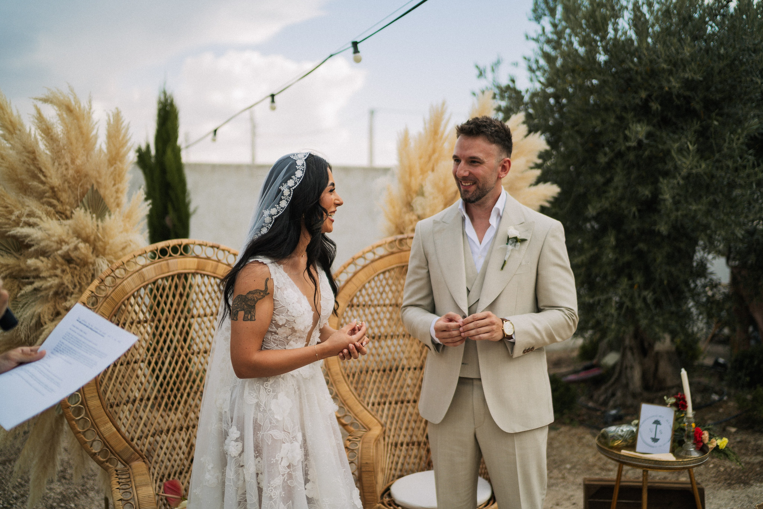 Nerea y Samuel. Christian García