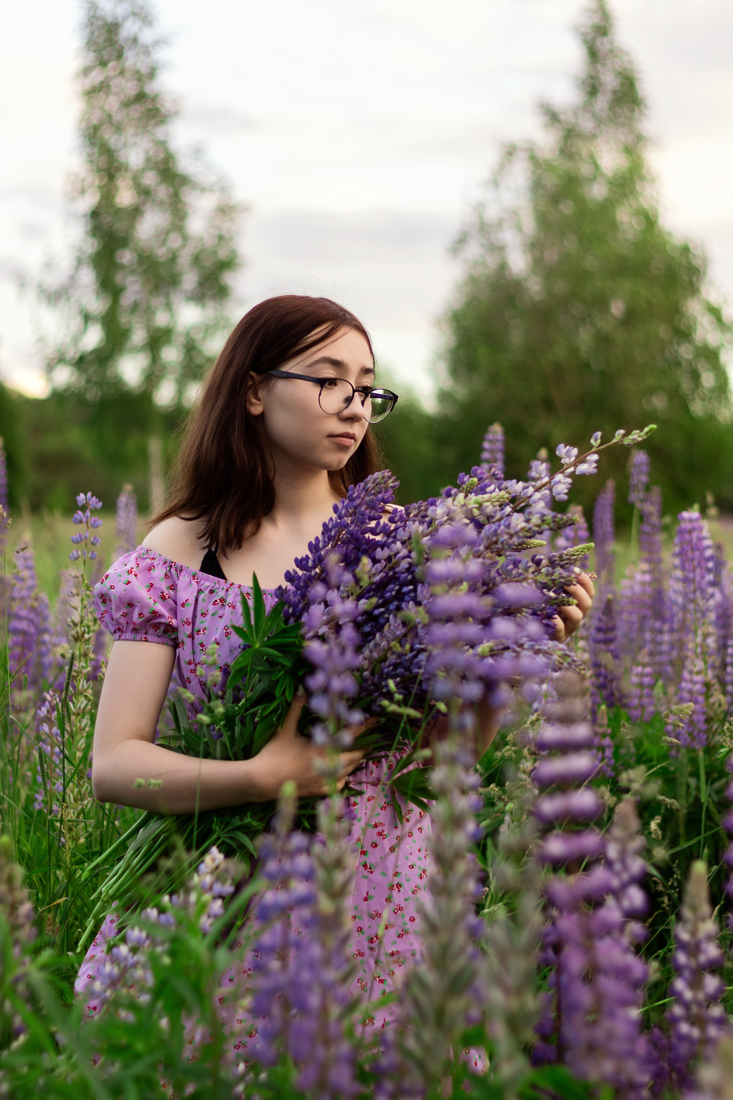 Фотосессия в люпинах. Фотограф / Даугавпилс / Ольга Антонова