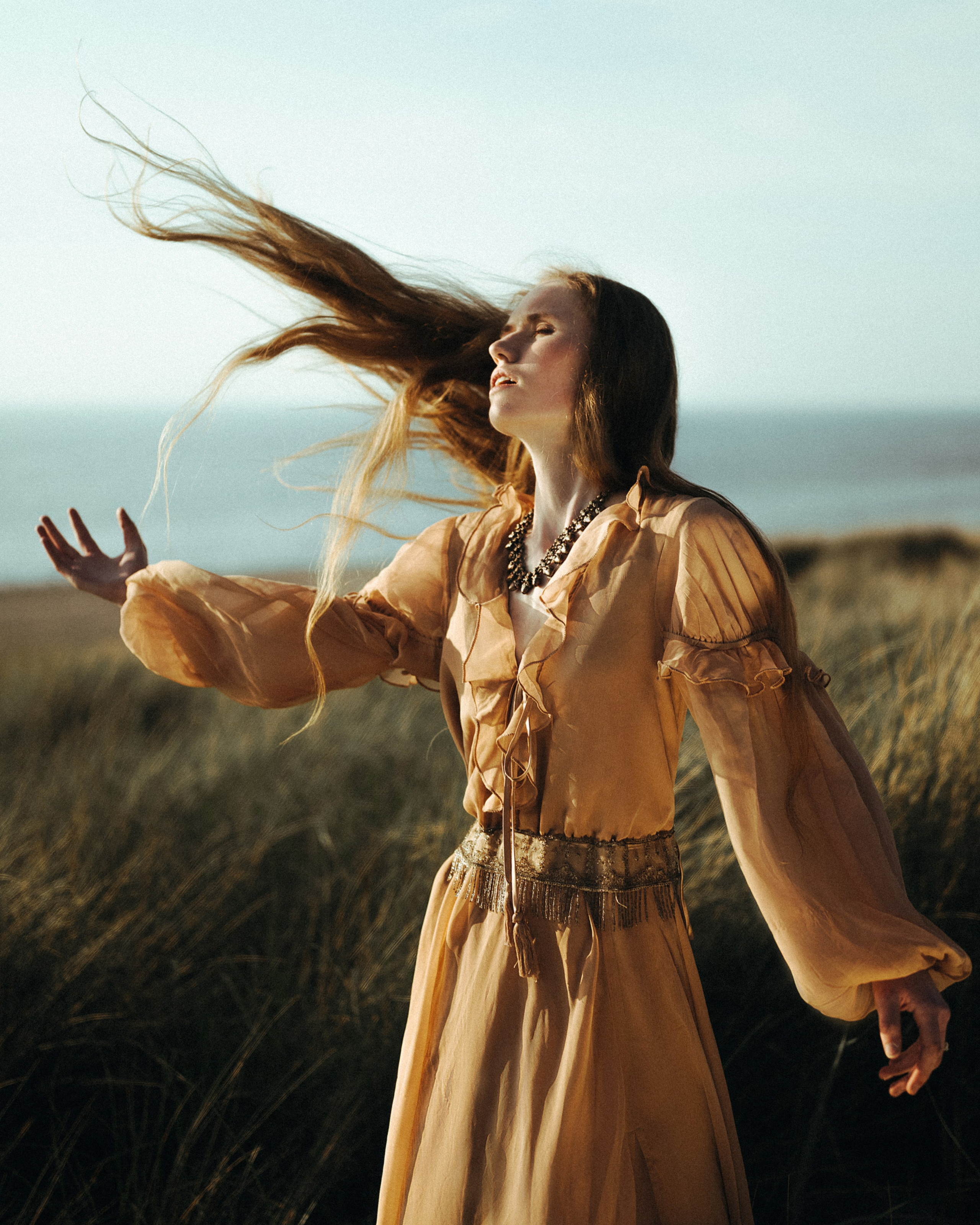 Sunset on the Beach in the Dunes, Leiden. Moth & Moss Photography