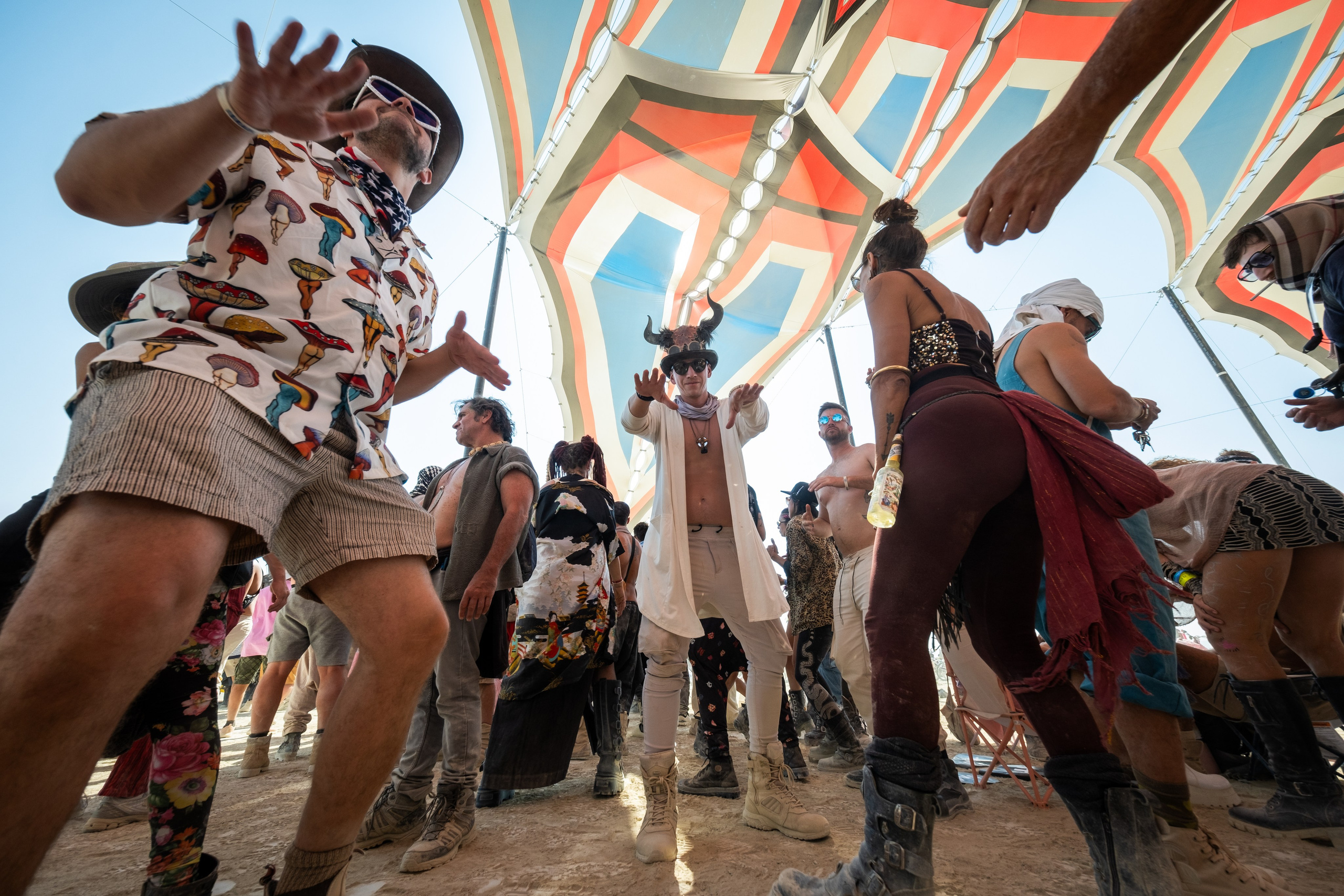 BURNING MAN 2024. Reportage concert portrait photography in the San Francisco Bay Area