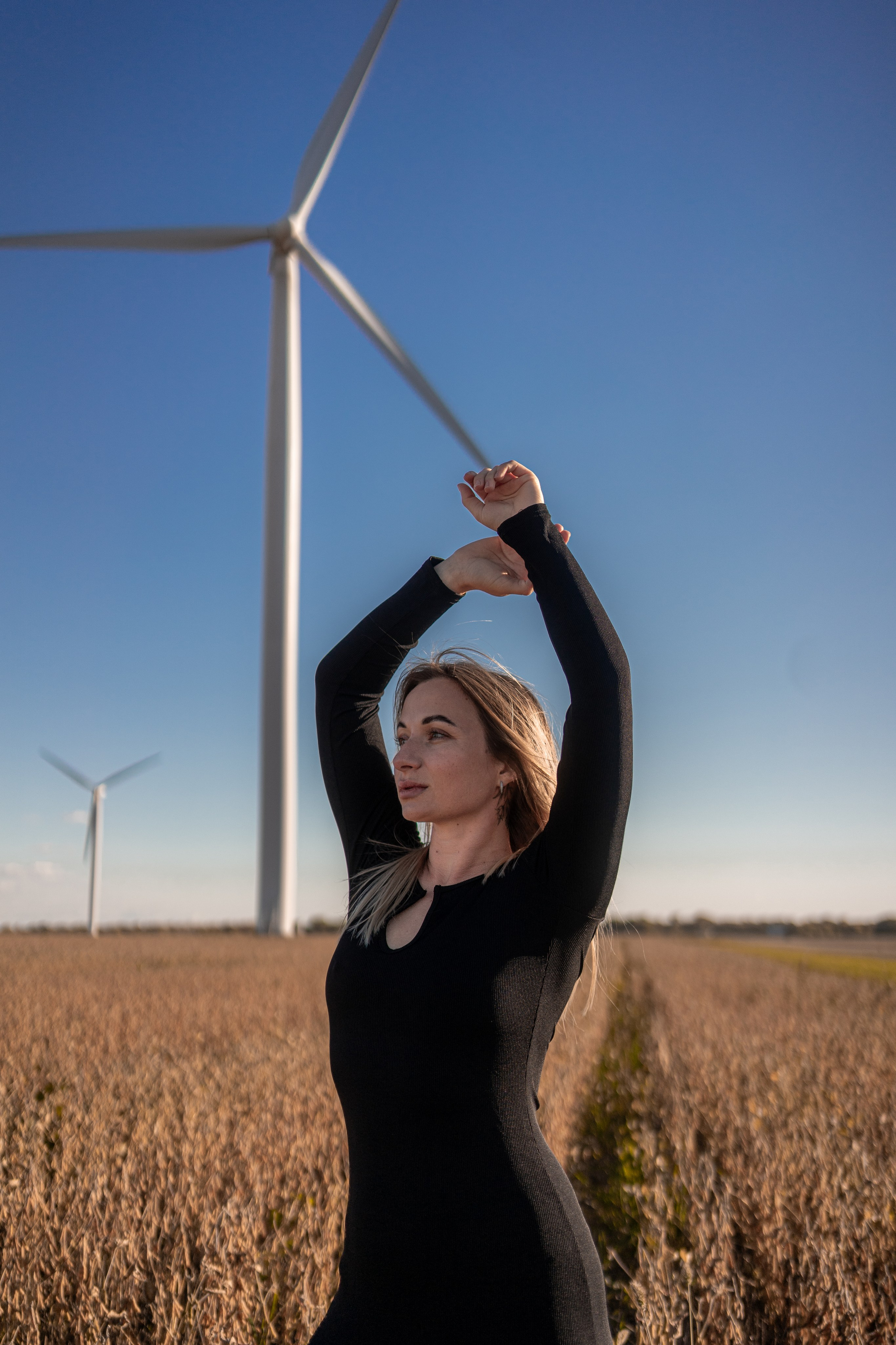 Creative portrait session in Windsor, Ontario, capturing unique moments and personal style with a modern twist.