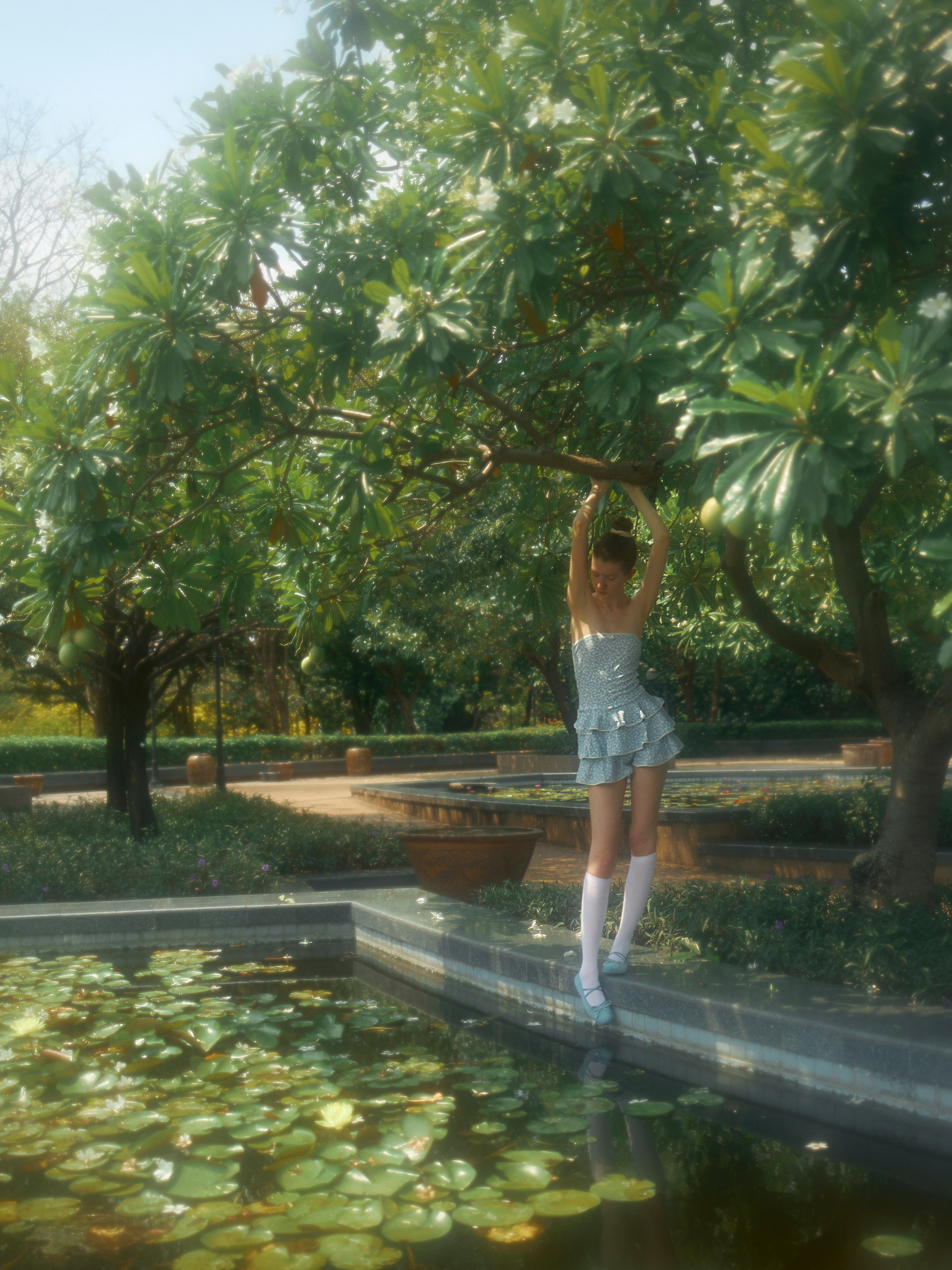 Test shoot in Chatuchak. Stylist