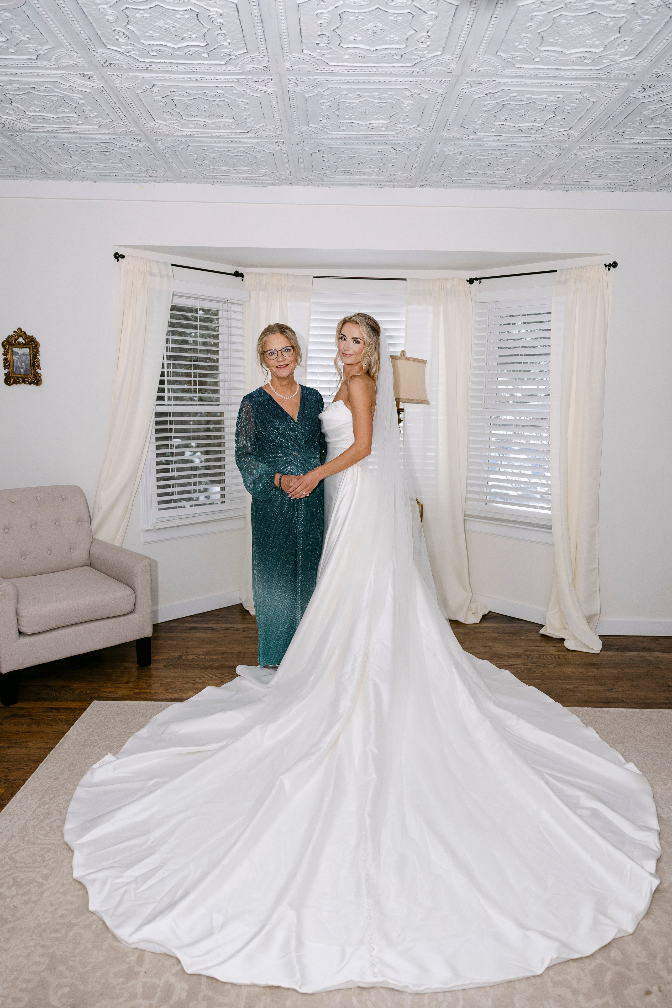 Winter Snow Wedding at Luxe Glass House at River Mill | A Rare & Romantic North Carolina Celebration. Wedding and portrait photography in Greenville SC