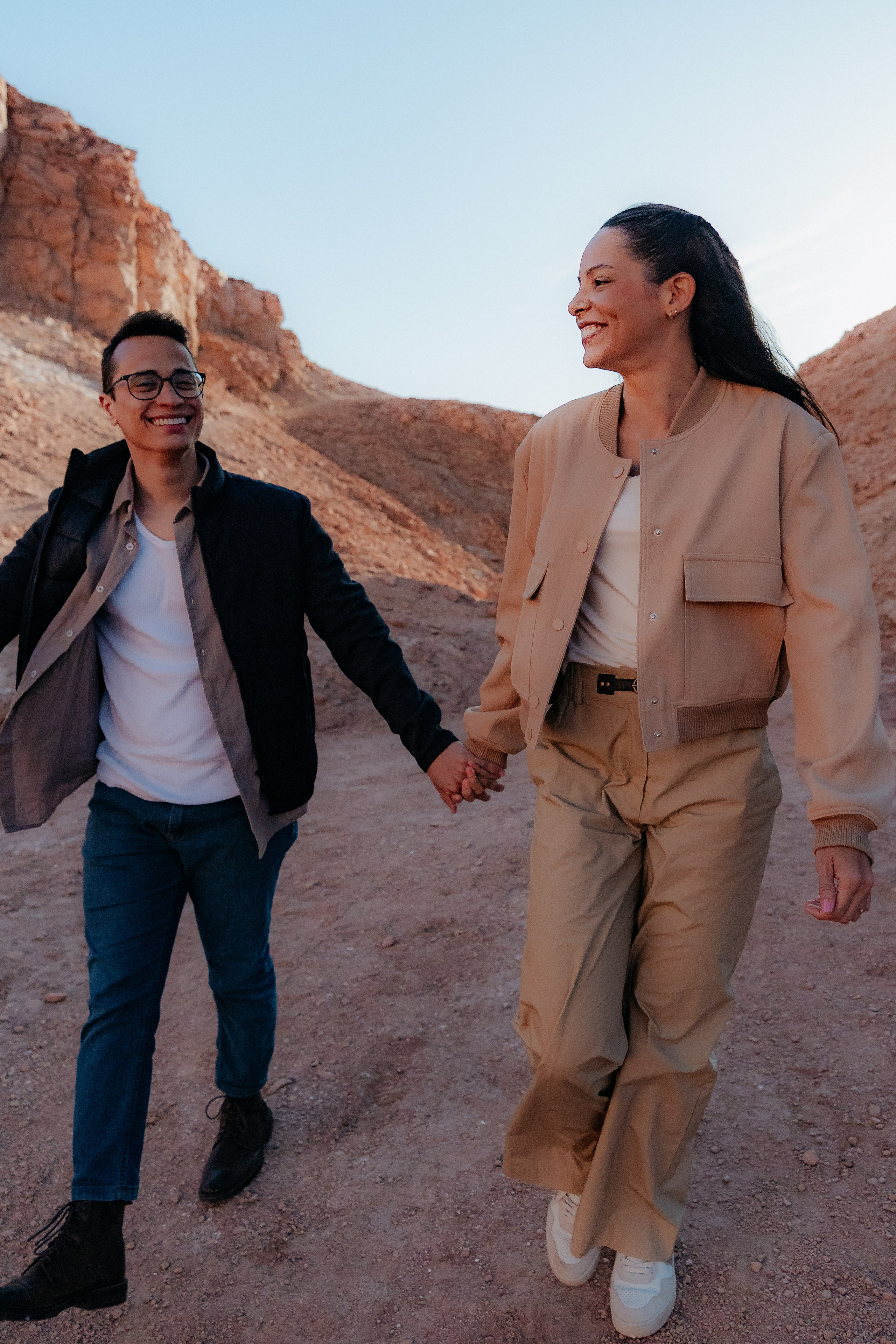 Sessão casual no Vale dos Cogumelos. Fotógrafo em San Pedro de Atacama