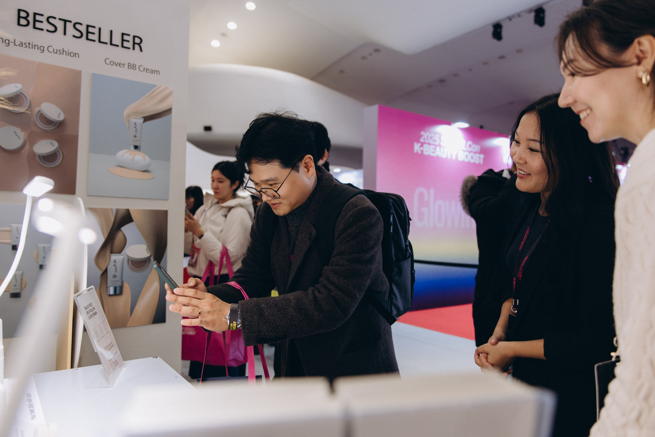 Seoul beauty expo 2025 (Black Rice). Portrait photographer in South Korea Olga Lian