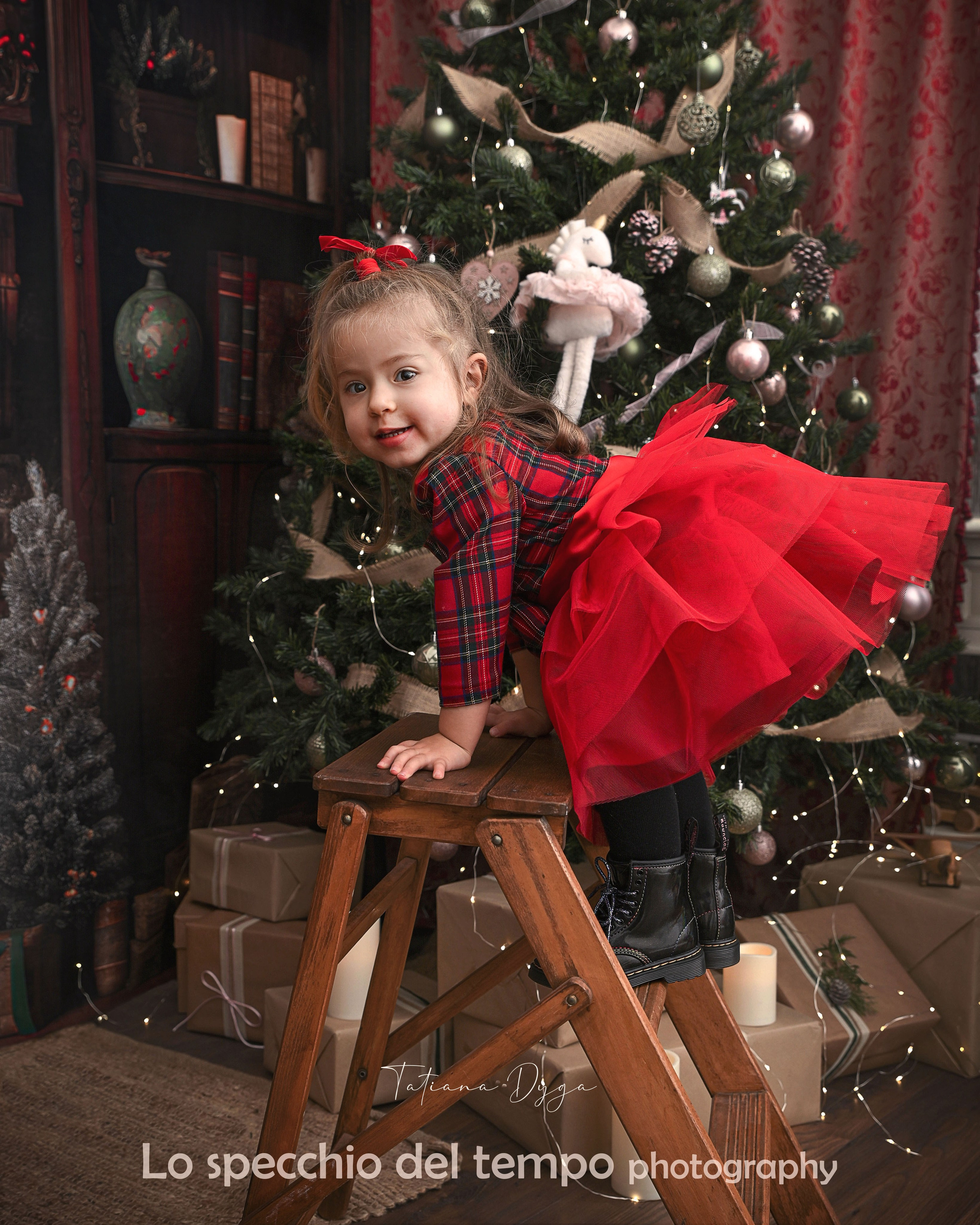 Mini sessioni «Cartolina di Natale». Lo specchio del tempo photography