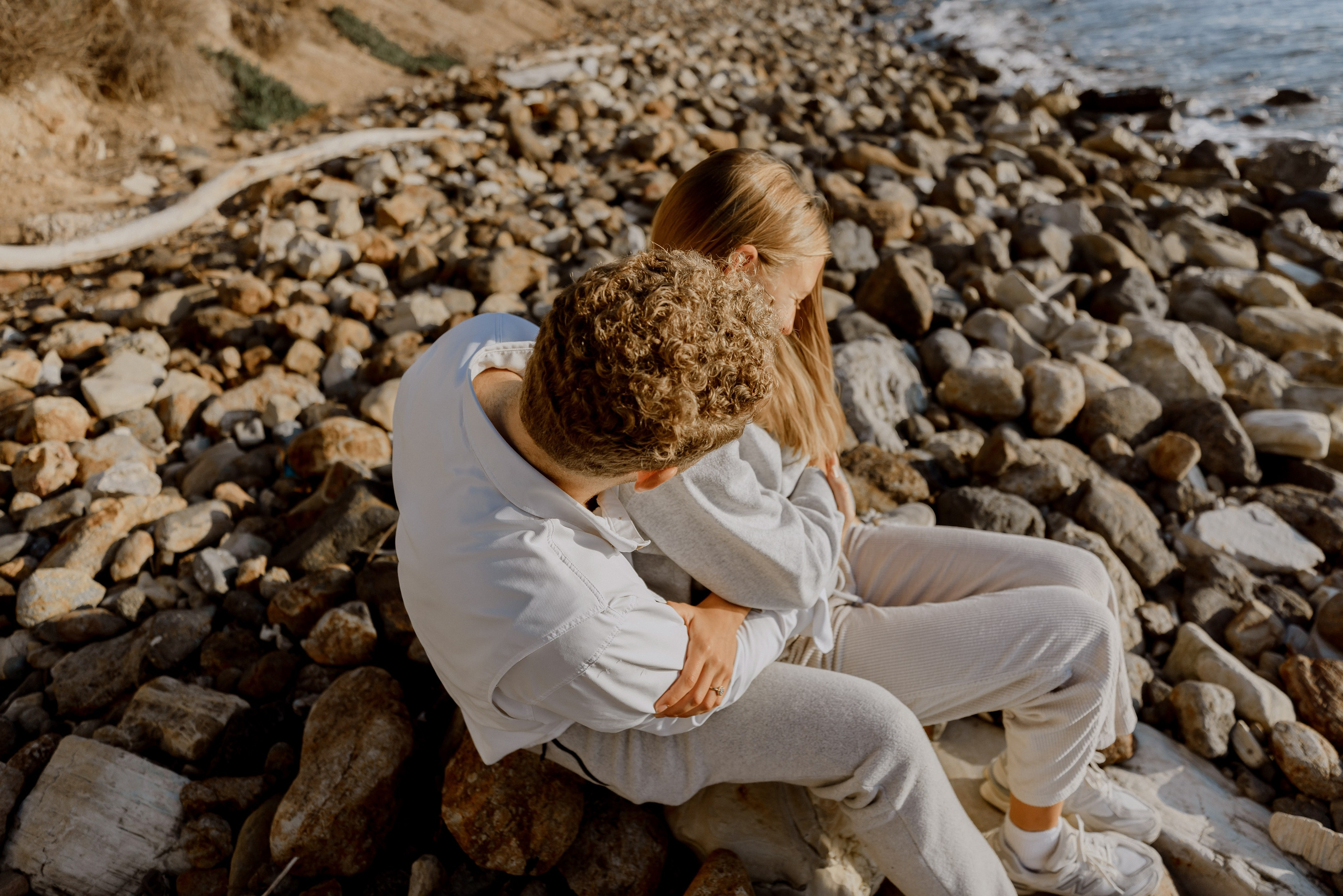 Surprise Proposal at Sunrise at Point Dume, Malibu | Taya Frank. Southern California Family and Couple Photographer