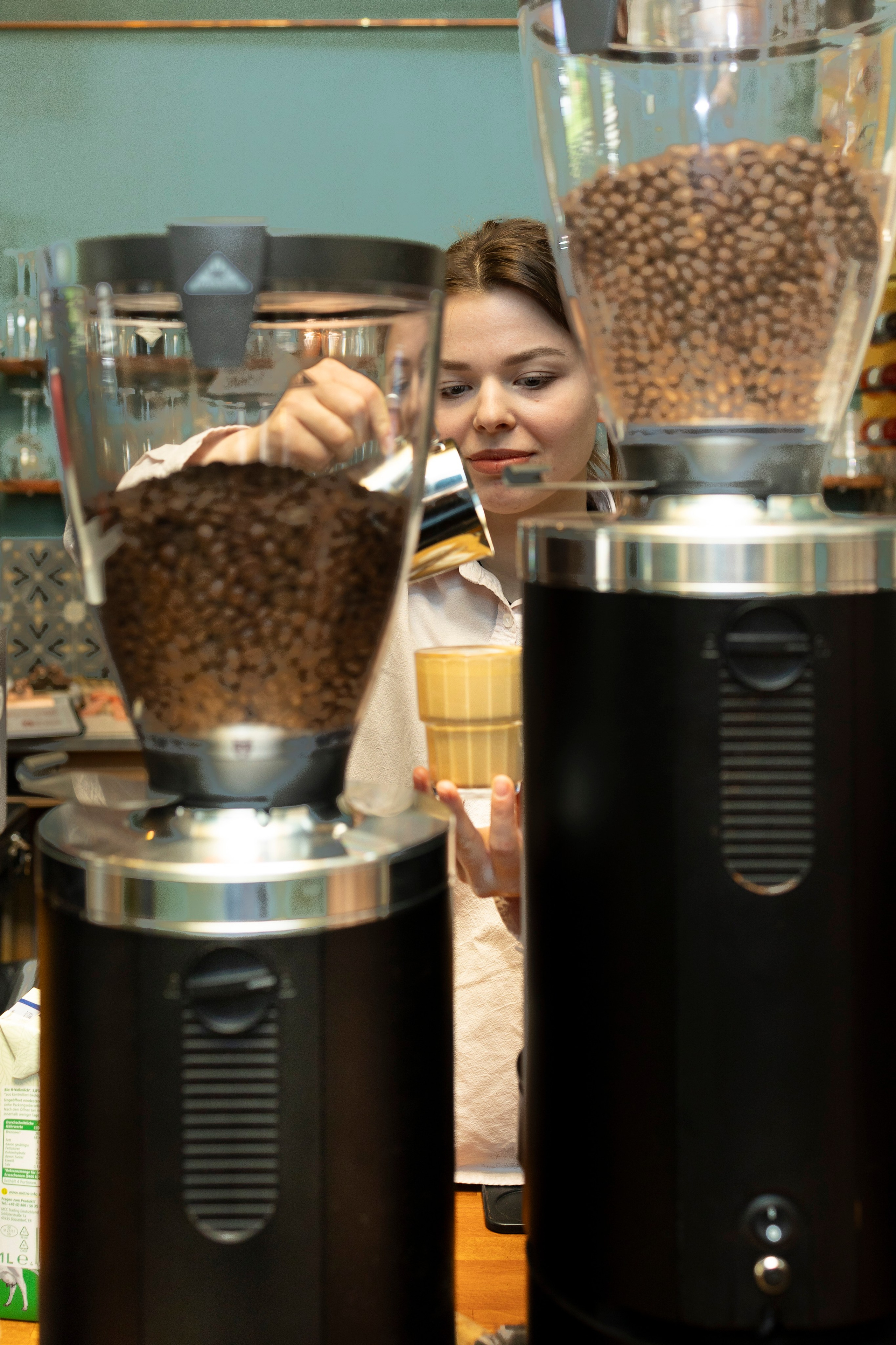 Cafe. Photographer in Munich