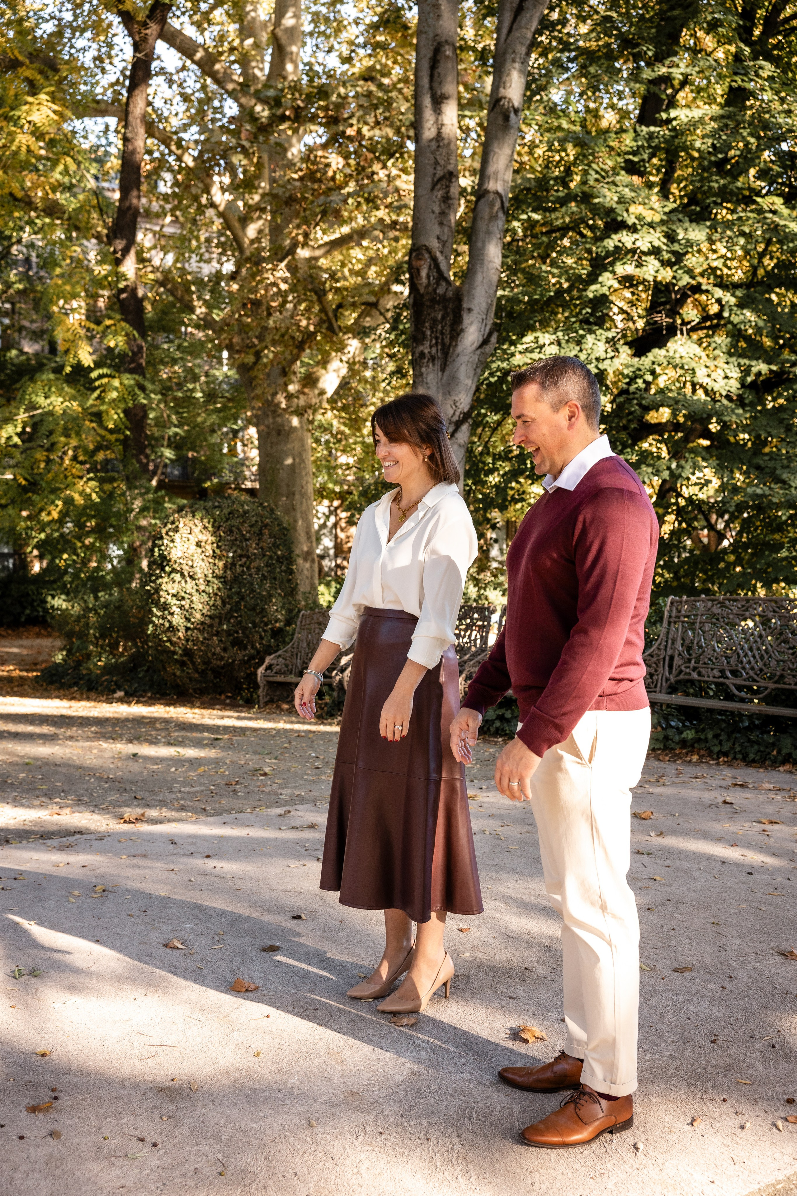 Autumn Family photoshoot in Toulouse. Jardin des Plantes. Eugénie Smirnova — your photographer in Toulouse and southwest France