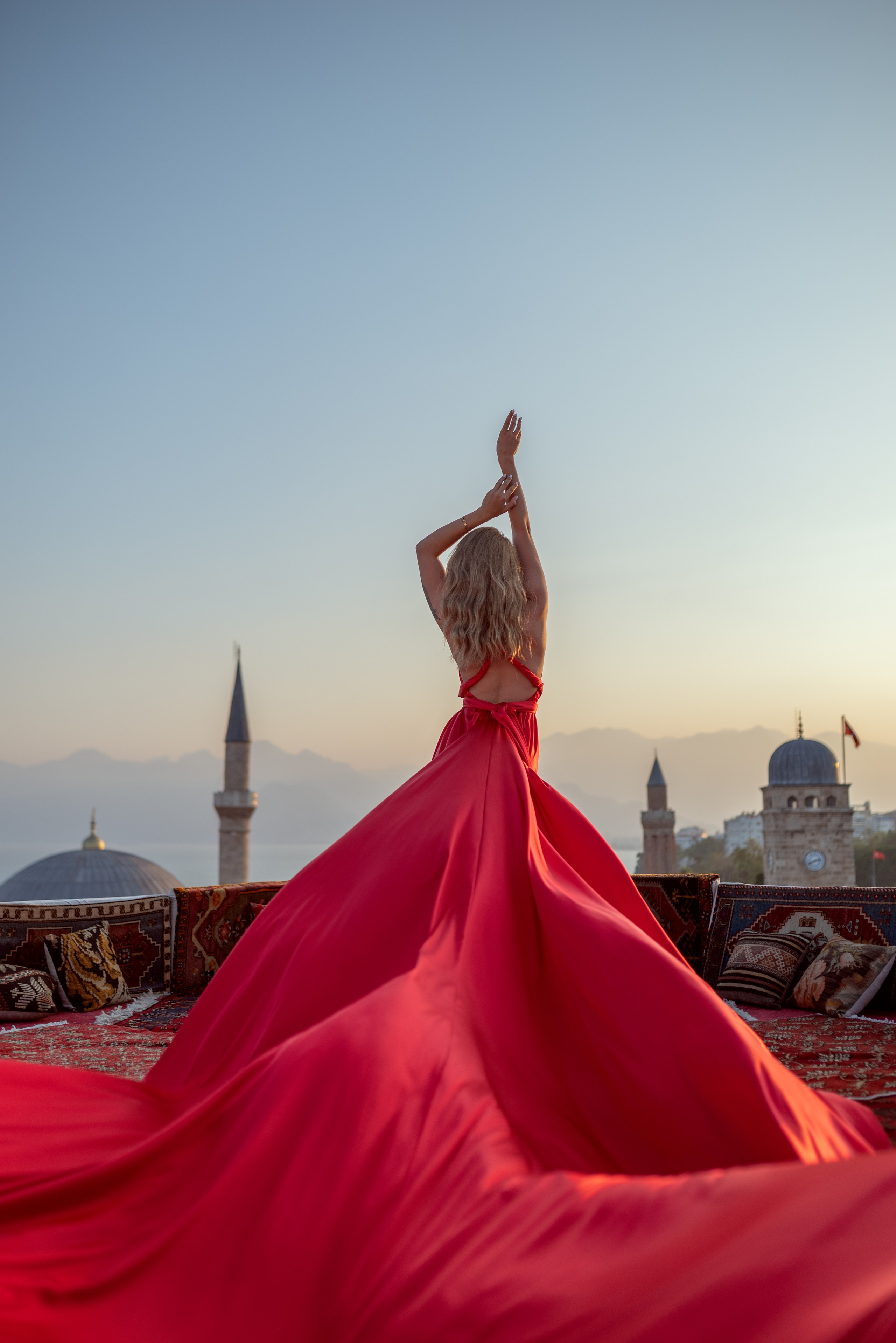 Индивидуальная фотосессия в Анталии на закате