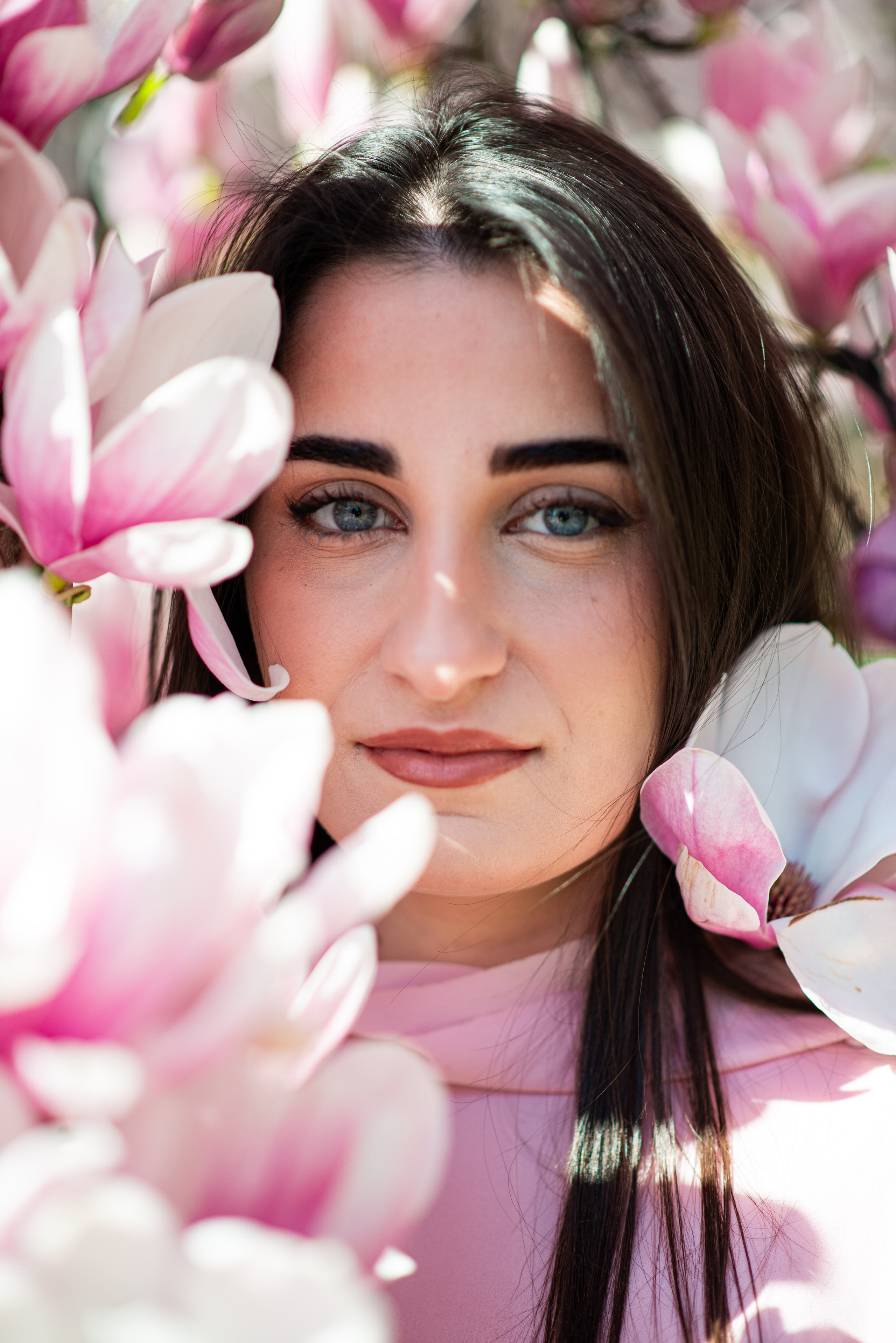 Magnolie in fiore — Francesca. Fotografa specializzata in foto di famiglia a Milano Daria Volkosh