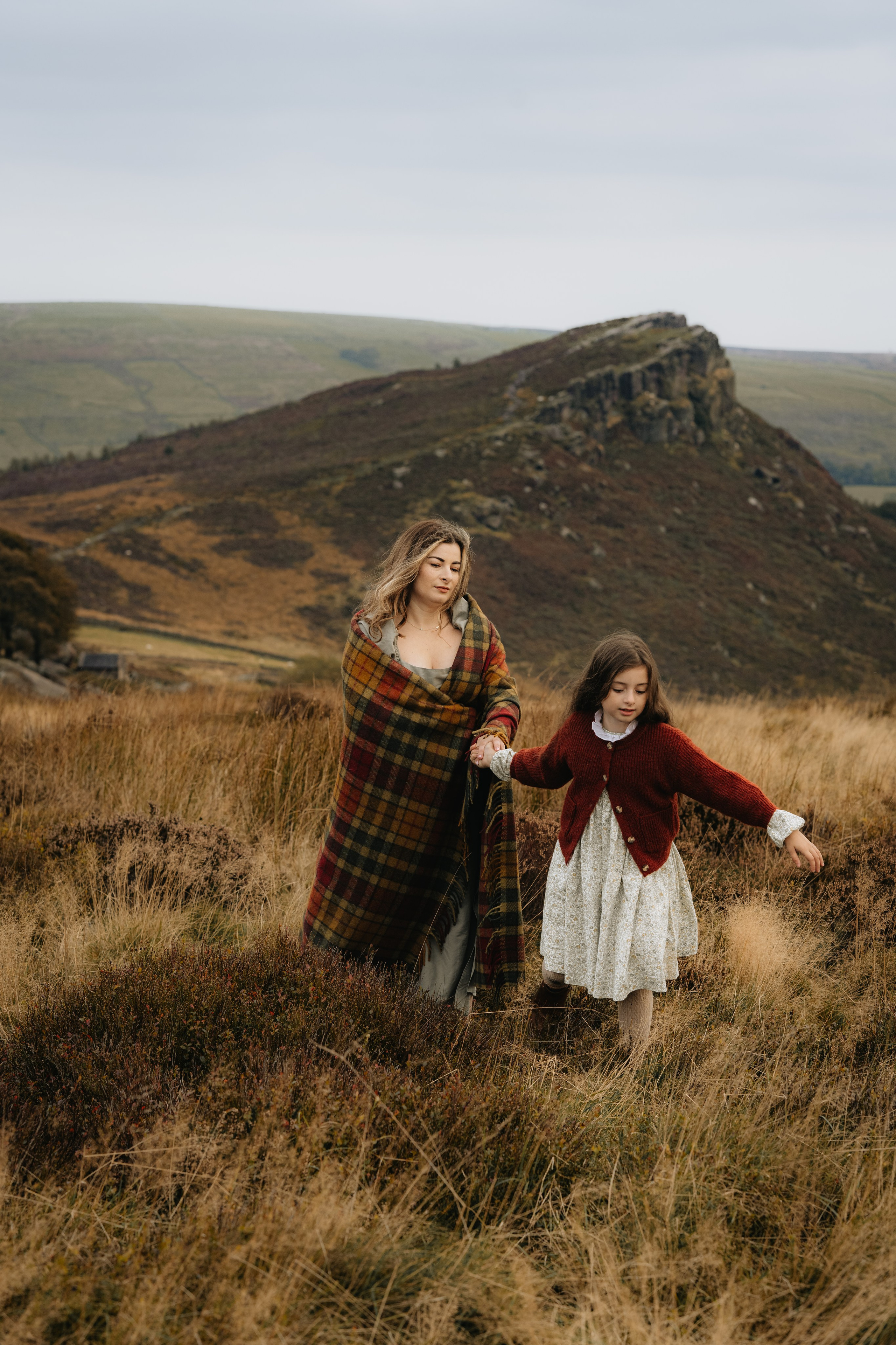 Mommy and me, Peak District. Tania Gandrabur, photographer in West Midlands, England