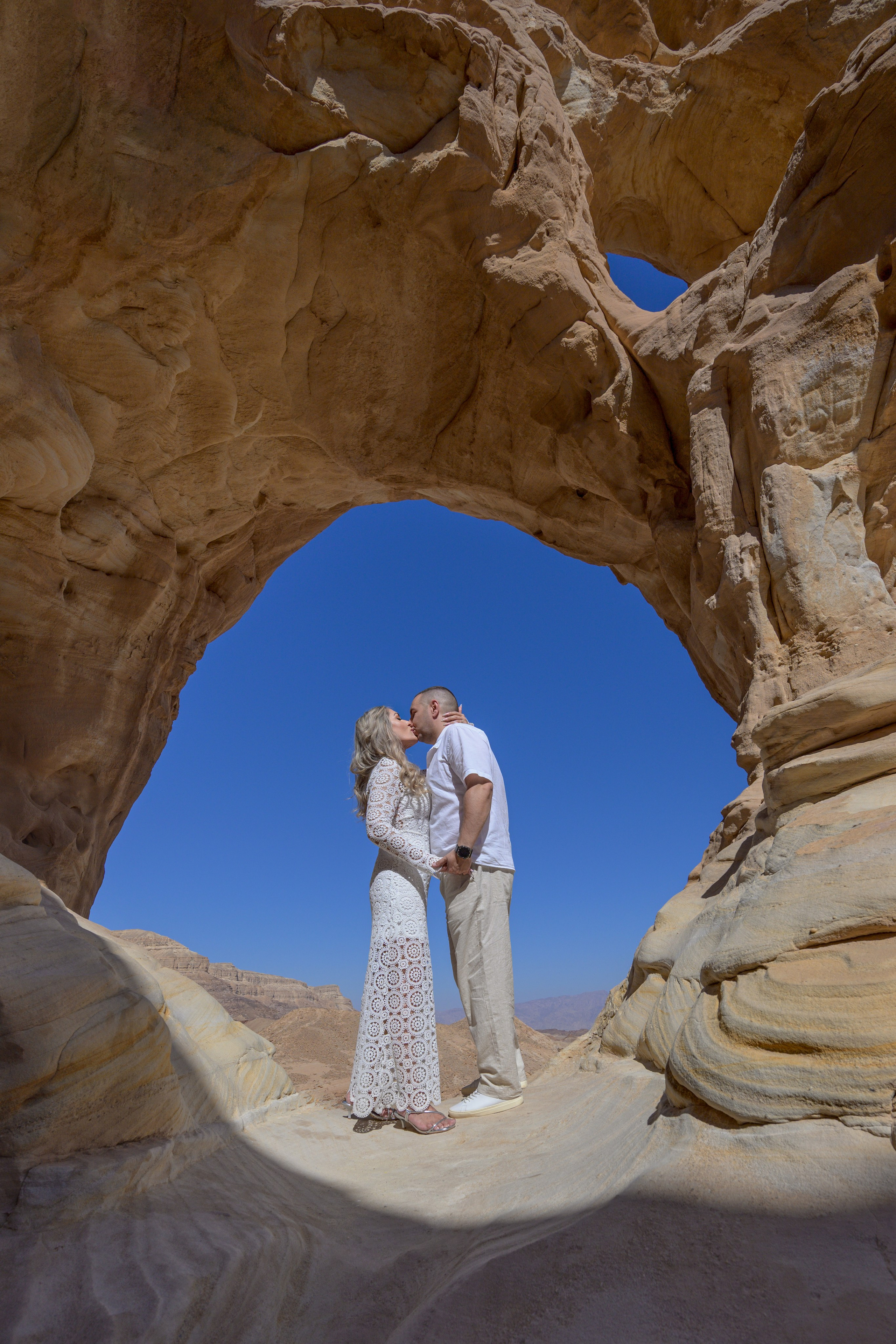 Lev & Bella_"She said YES” in a Timna park. Family children pregnancy love stories photographer in Eilat Israel Olga Amchislavsky