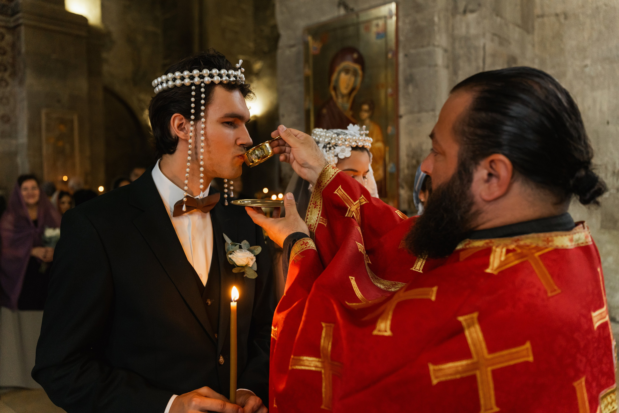Church wedding in Mtskheta. Wedding Photographers and Film Maker in Georgia, Armenia Maks Kovalenko and Lara Tatosyan