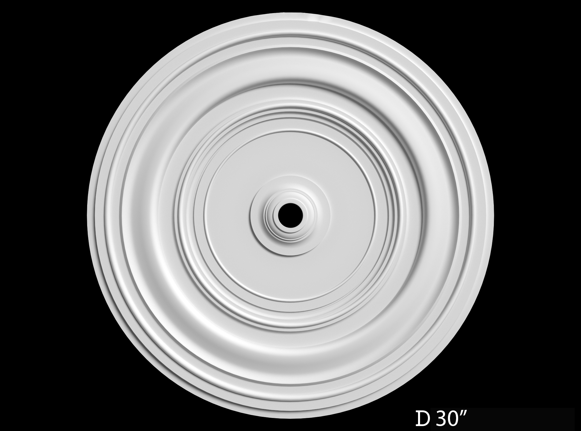 Medallions. Plaster molding